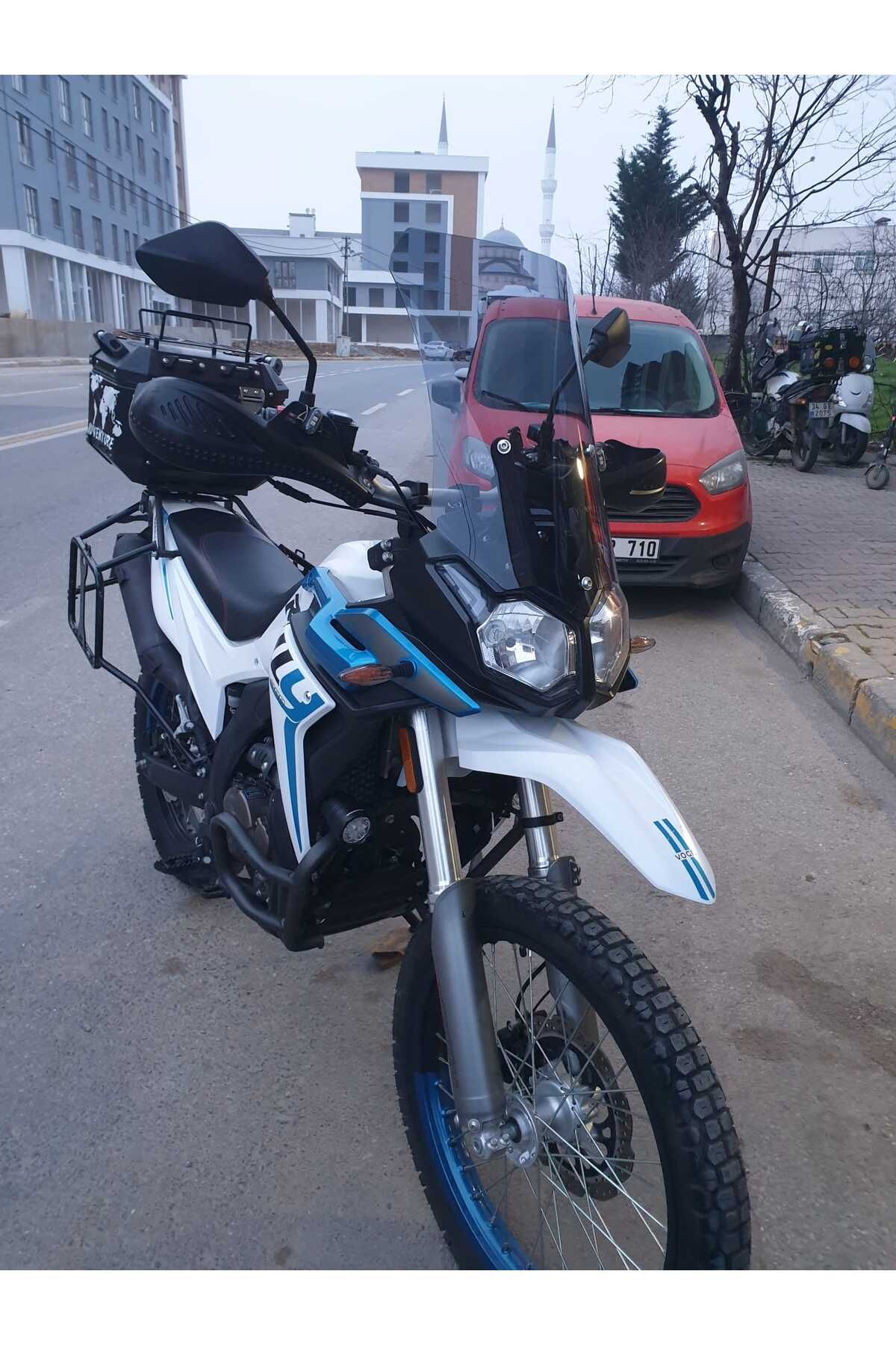 Voge Rally 300 Siperlik Ön Cam 2022-2025 Model 51cm Füme Renkli 4mm