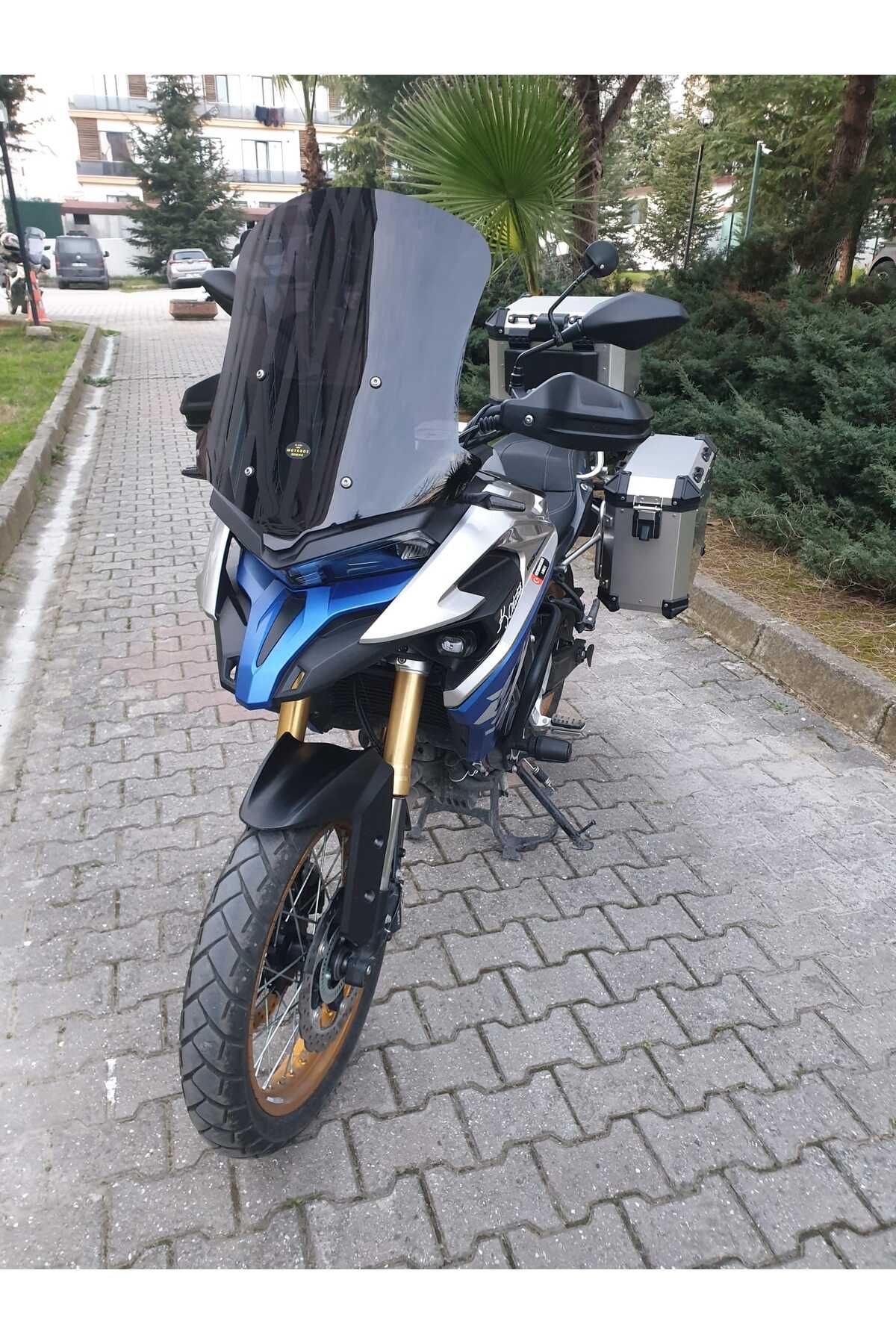 Voge DSX 525 Siperlik Ön Cam 2023-2025 Model 65cm Siyah Renkli 4mm UZUN CAM