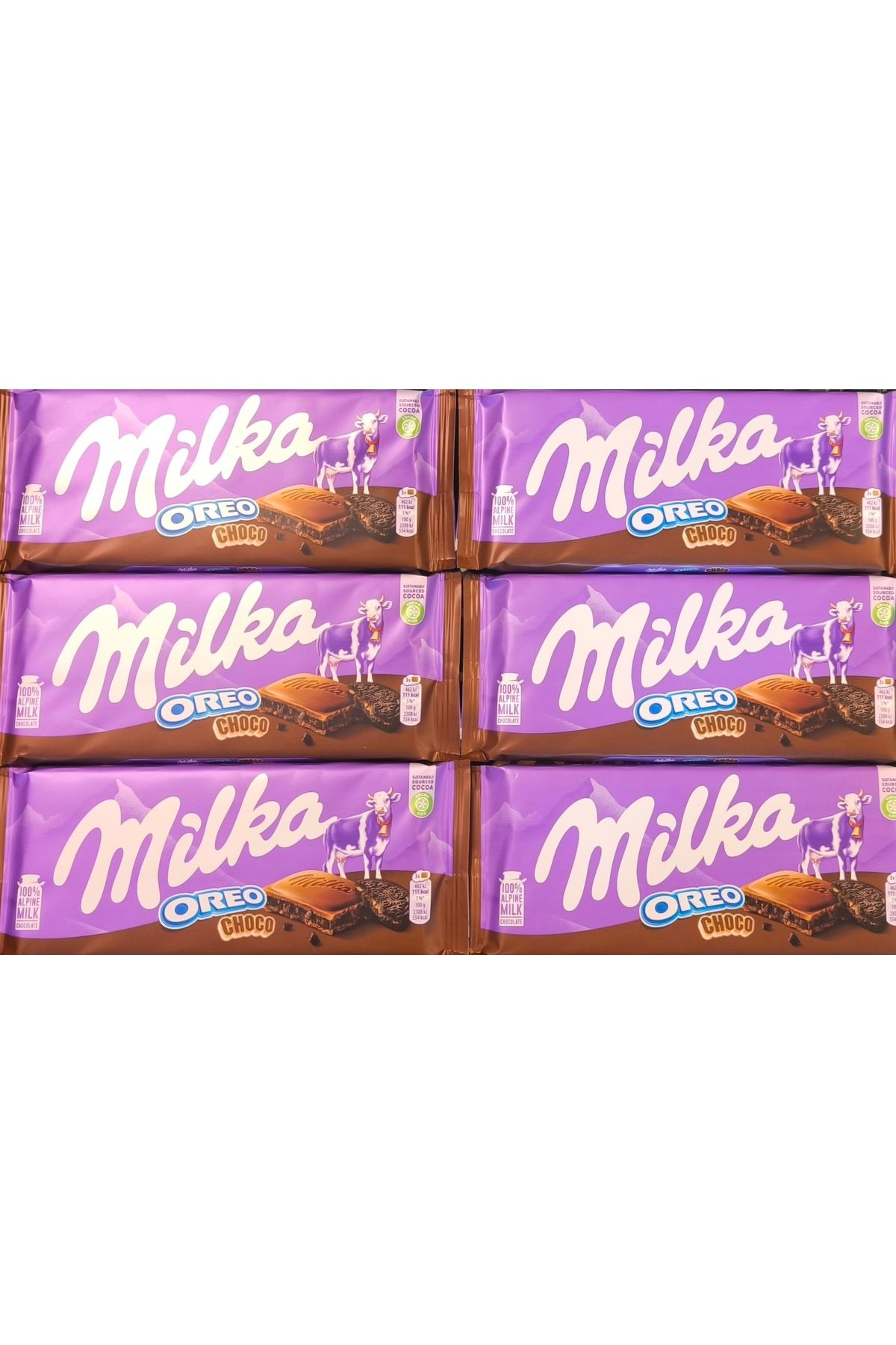 Milka Oreo Choco Tablet 100 Gram x 6 Adet Toplam 100 Gram