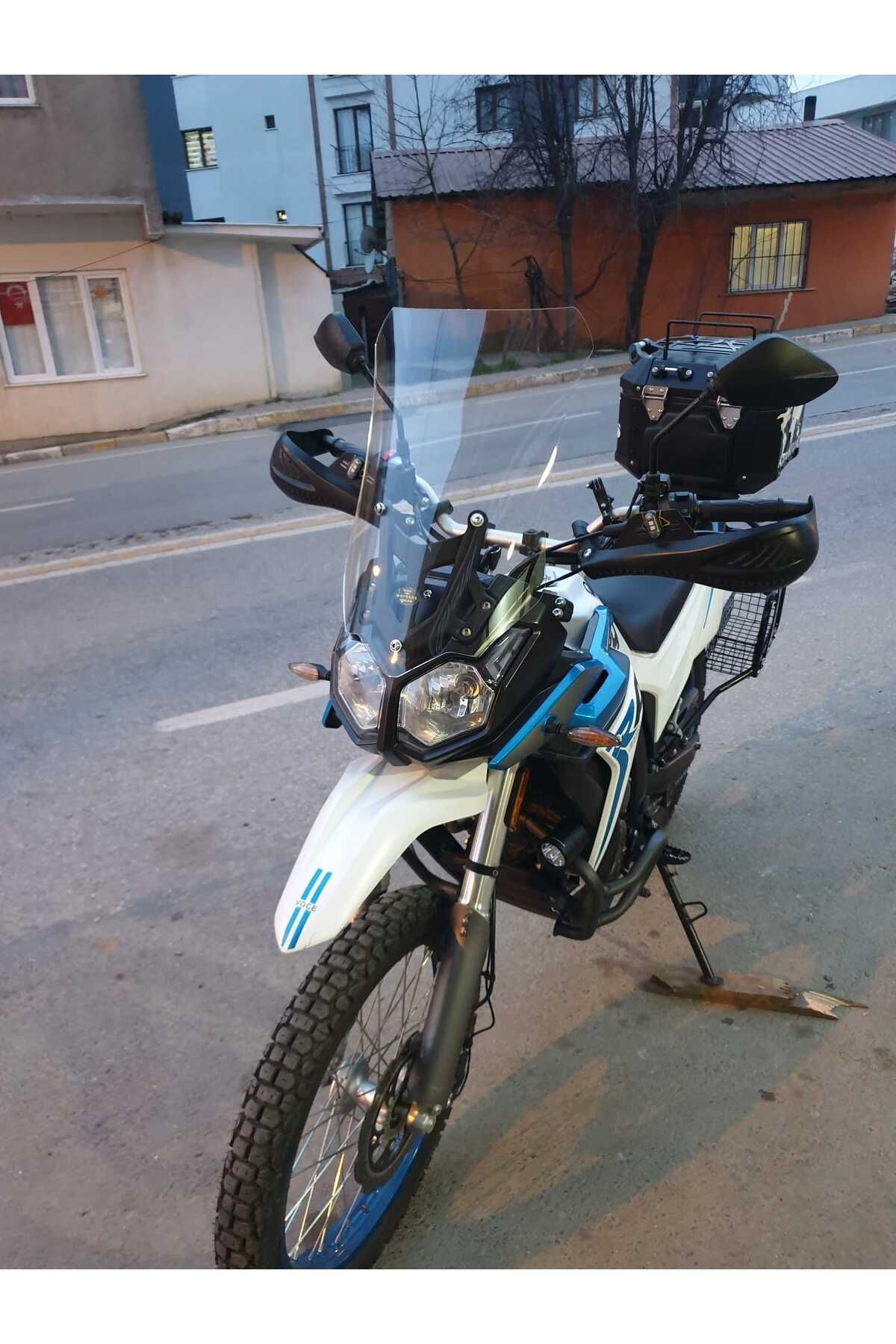 Voge Rally 300 Siperlik Ön Cam 2022-2025 Model 51cm Şeffaf Renkli 4mm
