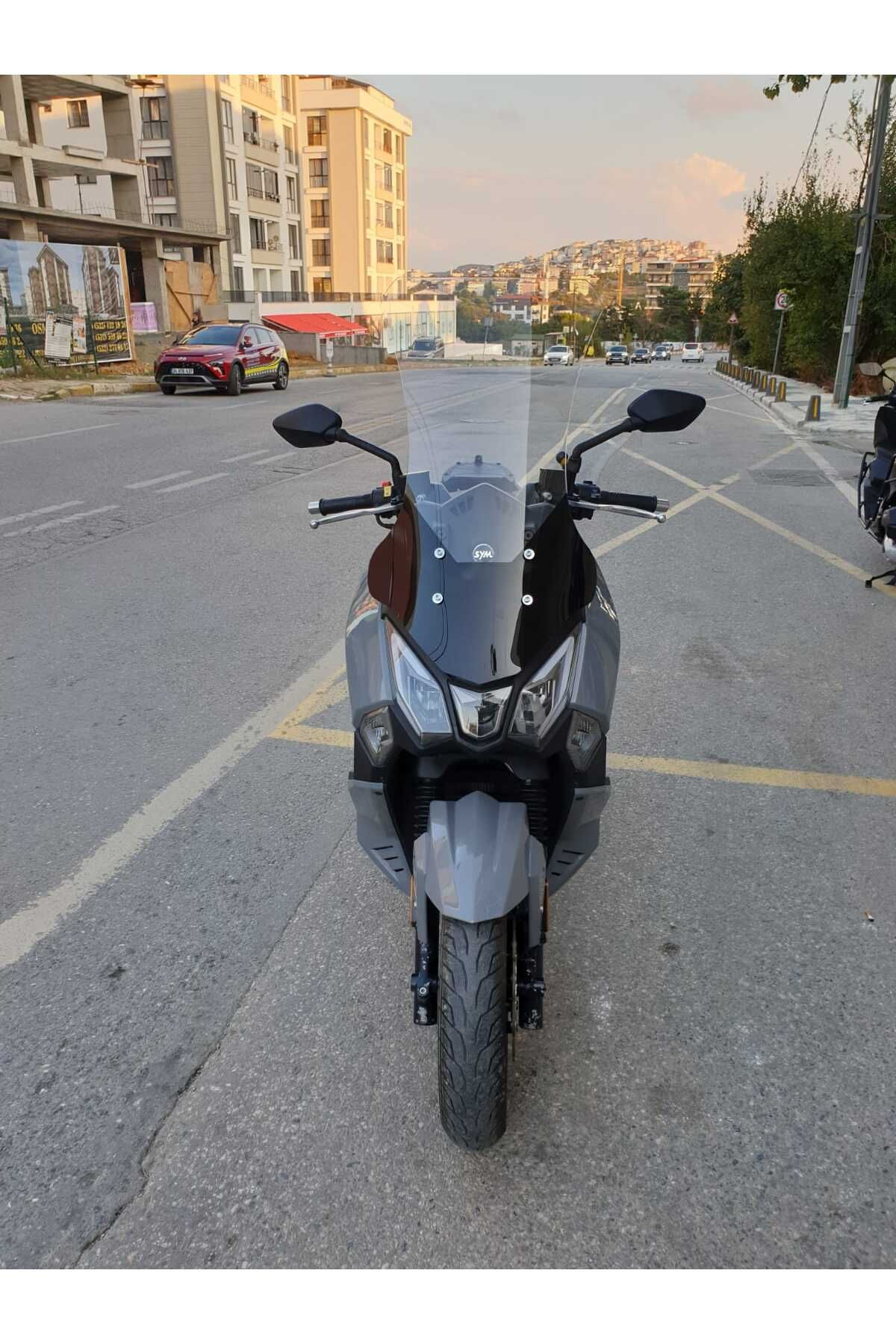 SYM Joyride 300 Siperlik Ön Cam 2023-2025 Model 75cm Şeffaf Renkli 4mm UZUN CAM