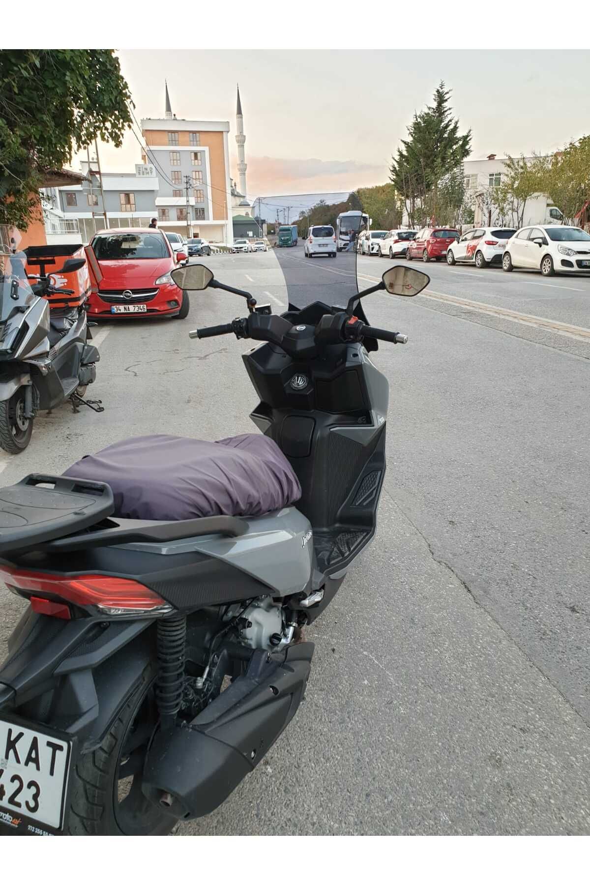 SYM Joyride 300 Siperlik Ön Cam 2023-2025 Model 75cm Füme Renkli 4mm UZUN CAM