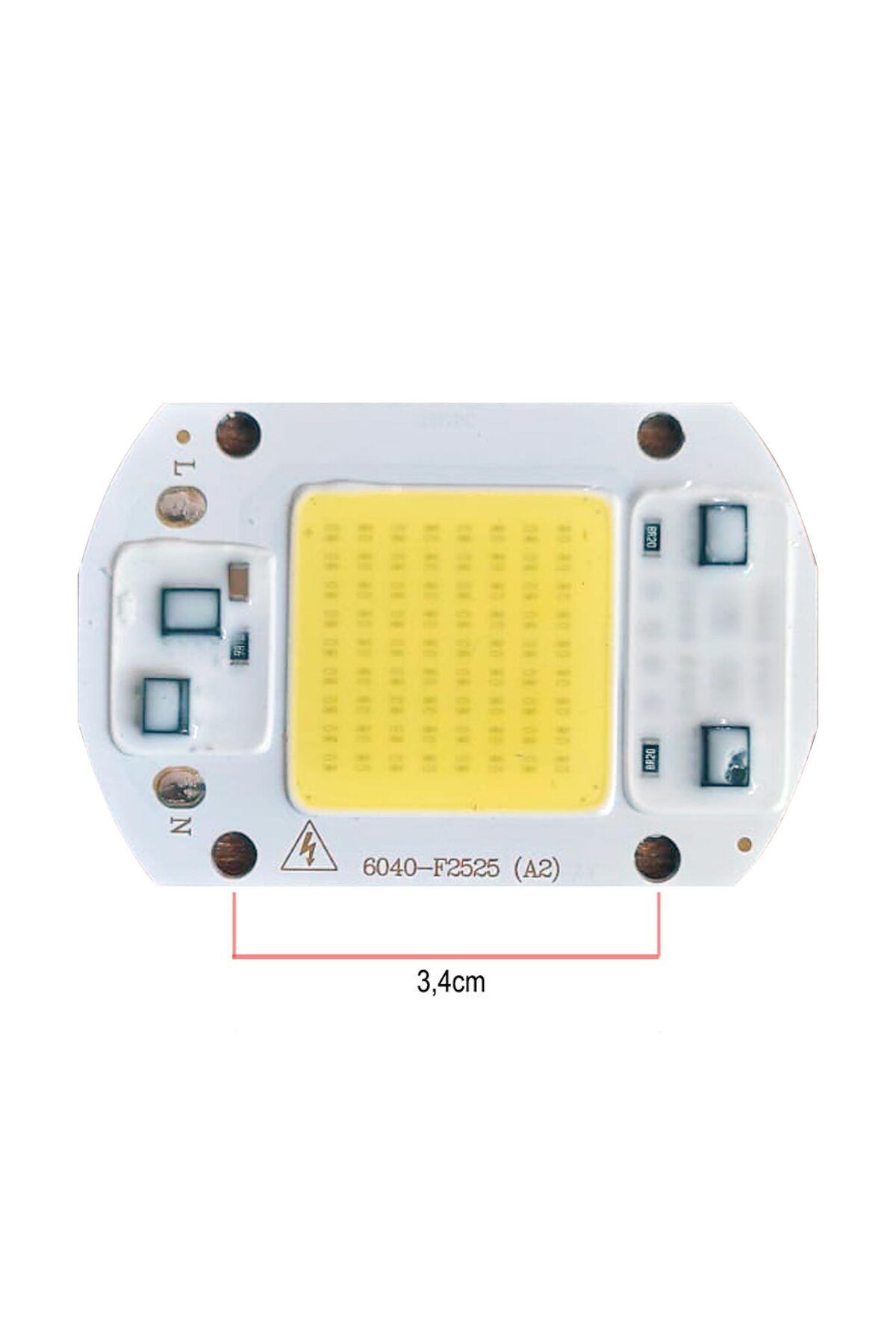 NZM TİCARET Projektör Cob Led Beyaz 220V 30W