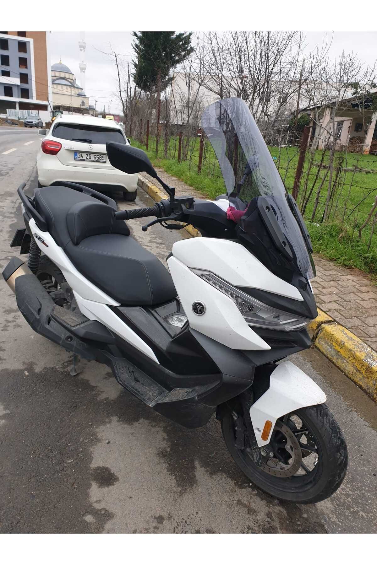 Voge SR4 Siperlik Ön Cam 2022-2025 Model 78cm Füme Renkli 4mm UZUN CAM
