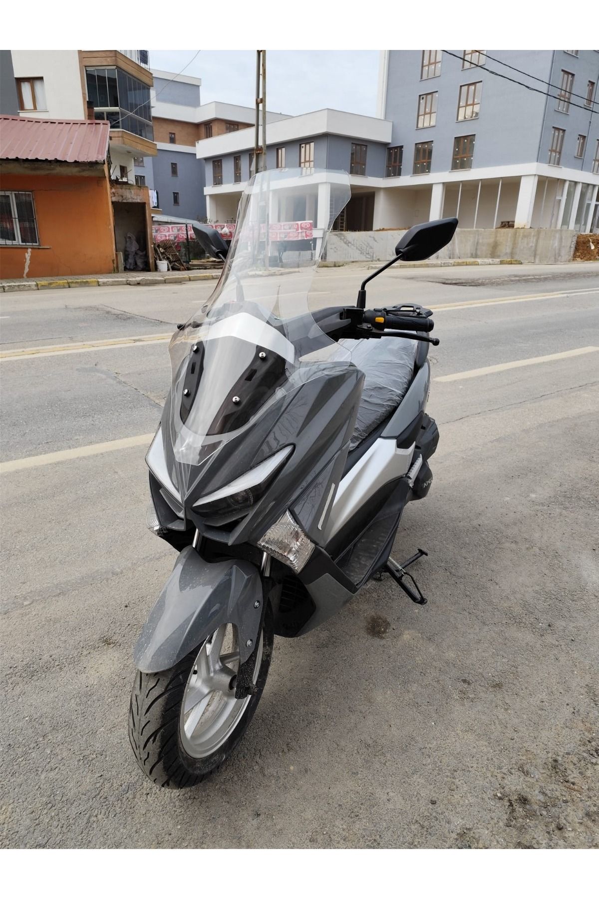Volta Apec Apx5 Siperlik Ön Cam 2023-2025 Model 78cm şeffaf Renkli 4mm UZUN CAM