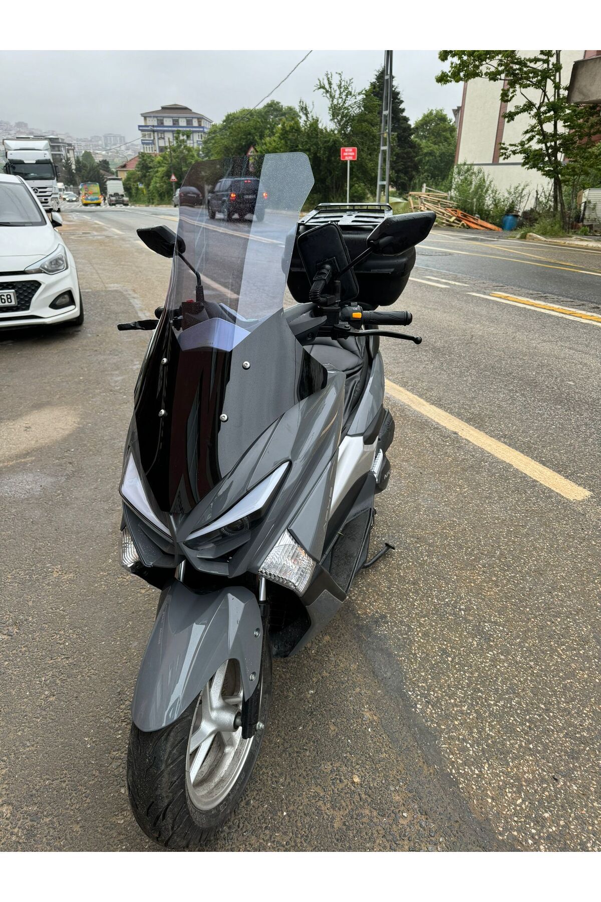 Volta Apec Apx5 Siperlik Ön Cam 2023-2025 Model 78cm Füme Renkli 4mm UZUN CAM
