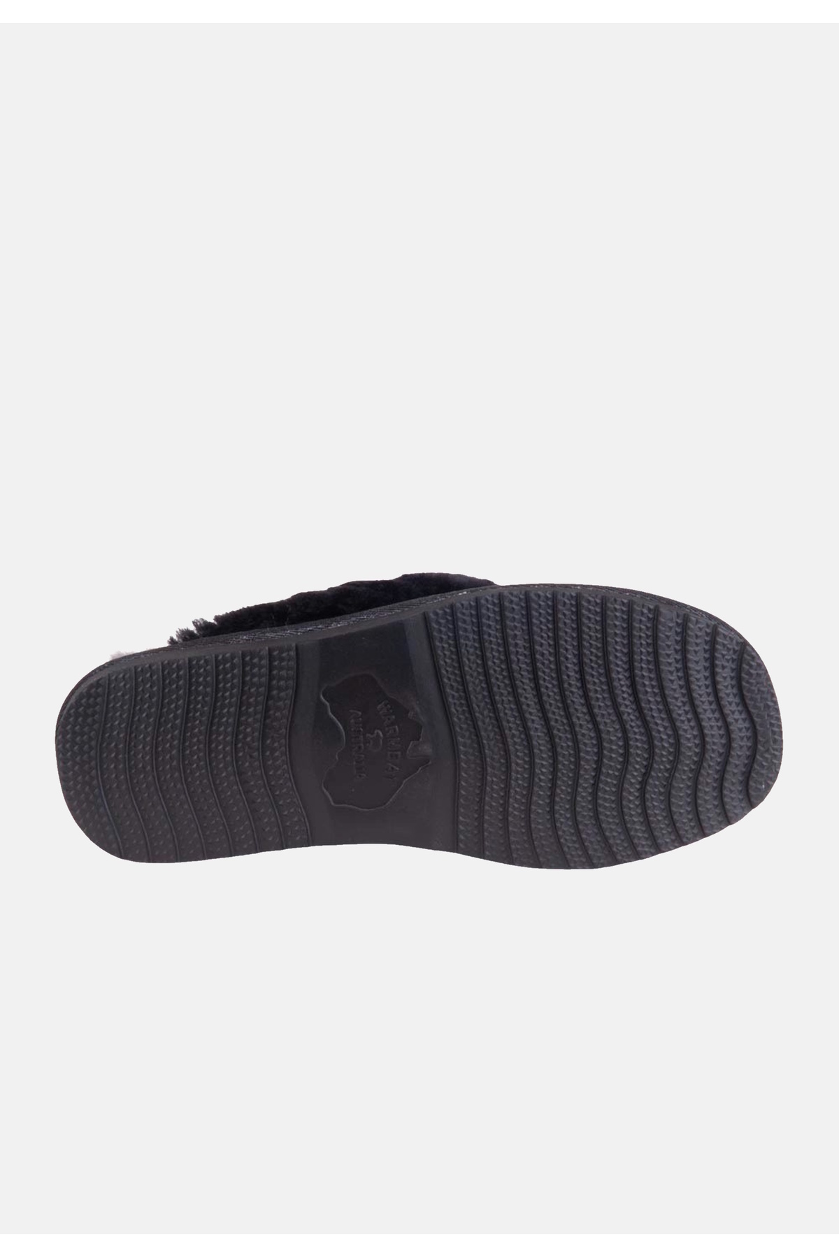 Warmbat Australia-Hausschuh Flurry Women Pantoffel Suede Black/black Aus Merino-schafwolle 3