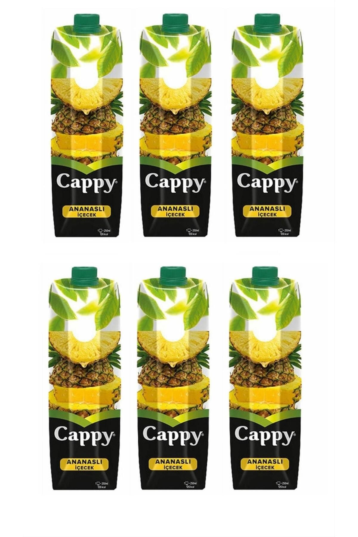 Cappy Ananslı İçecek 1 Lt X 6 Adet