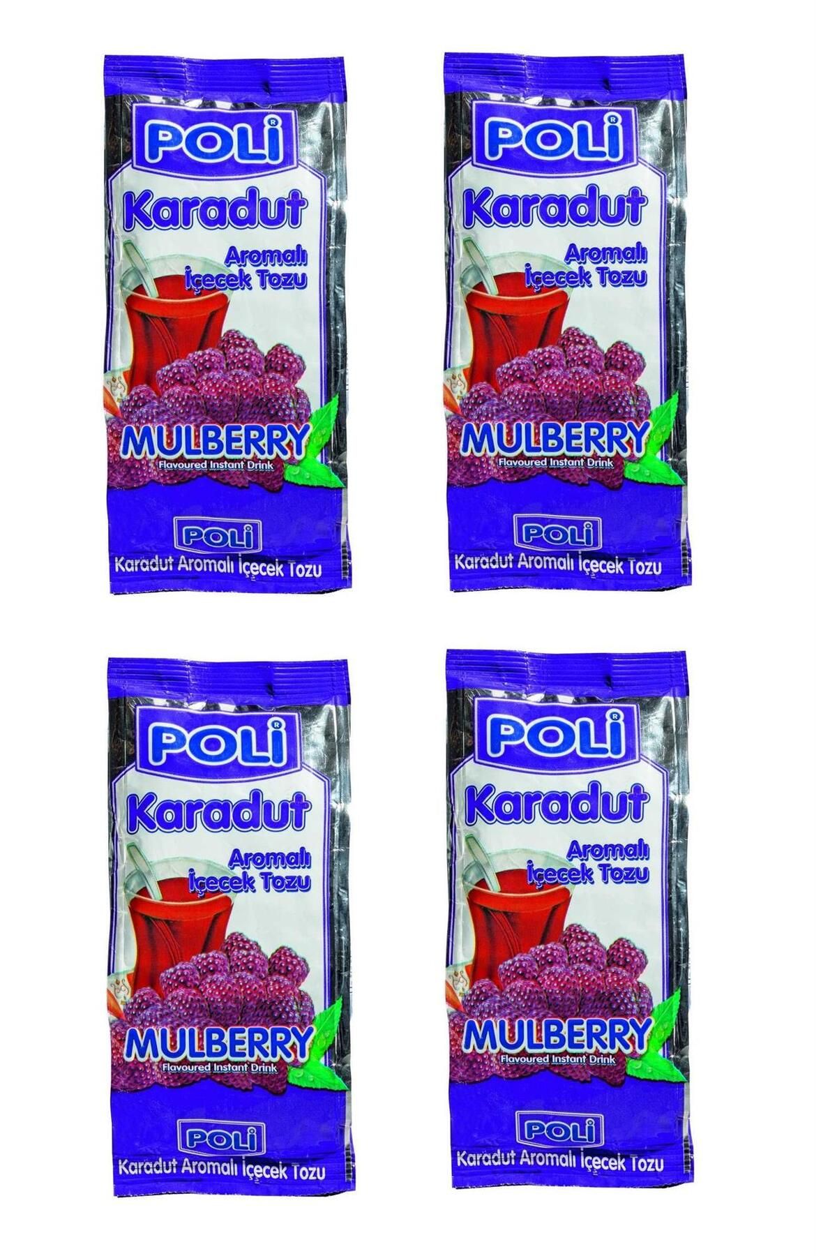 POLI Toz İçecek Karadut 300 Gr X 4 Adet