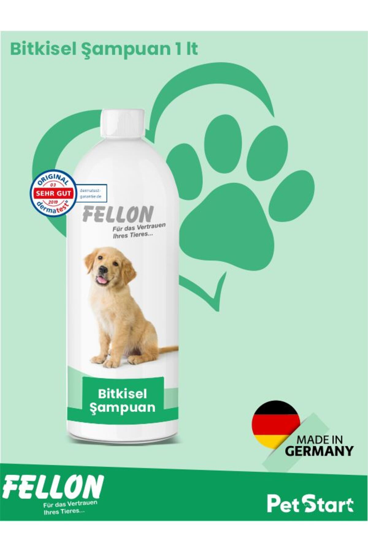 Fellon Köpekler Bitkisel Şampuan 1lt