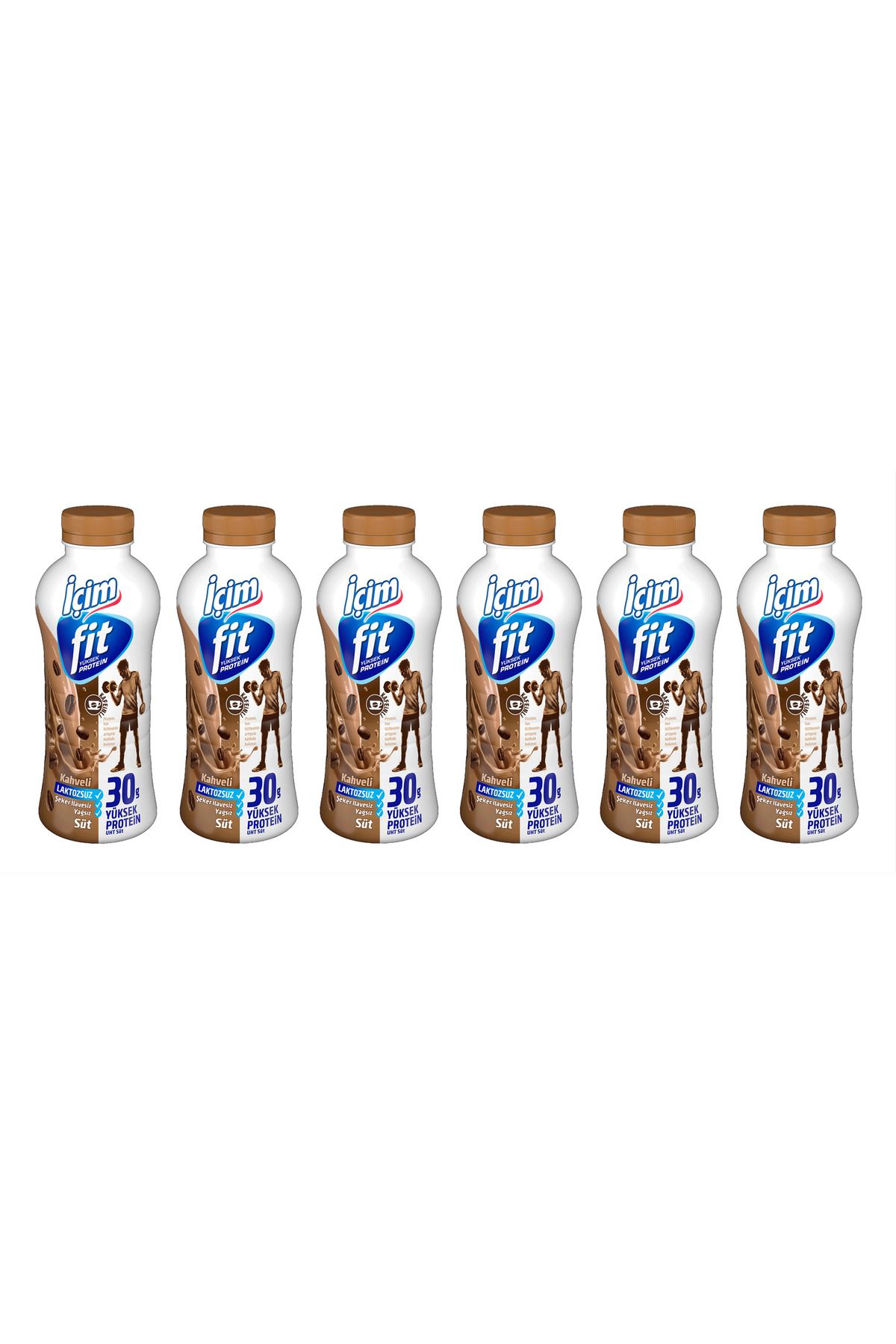 İçim İçim Fit Kahveli Protein Sütü 400 Ml X 6 Adet