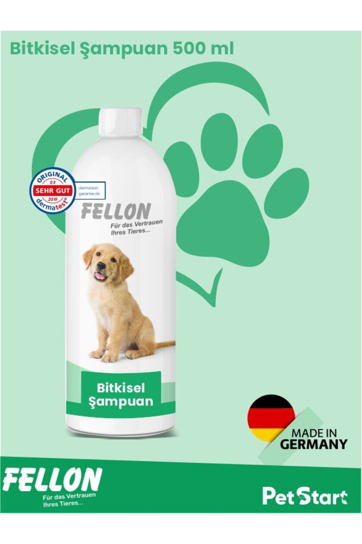 Fellon Köpekler Bitkisel Şampuan 500 ml