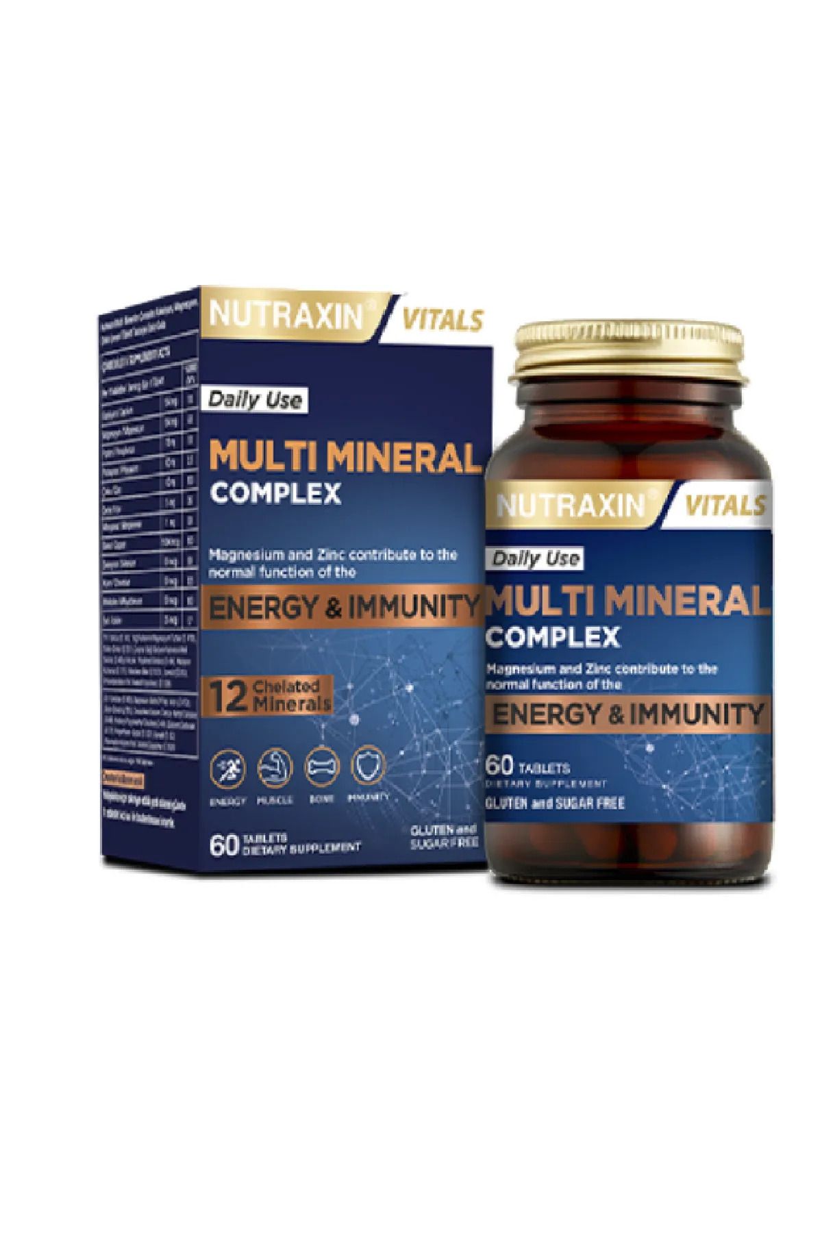 Nutraxin MultiMineral Complex Energy Immun 60 Tablet