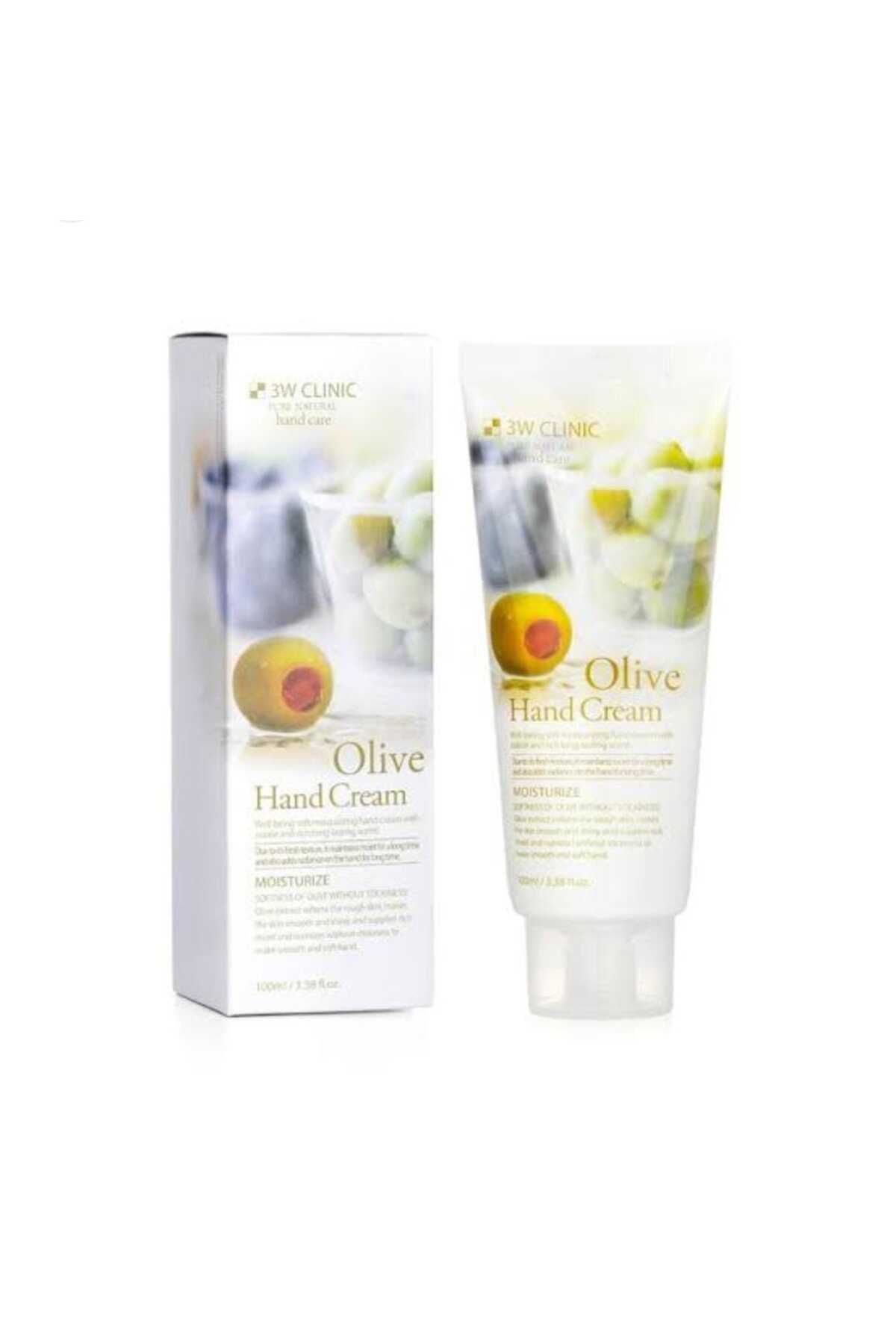 3W CLINIC OLIVE HAND CREAM