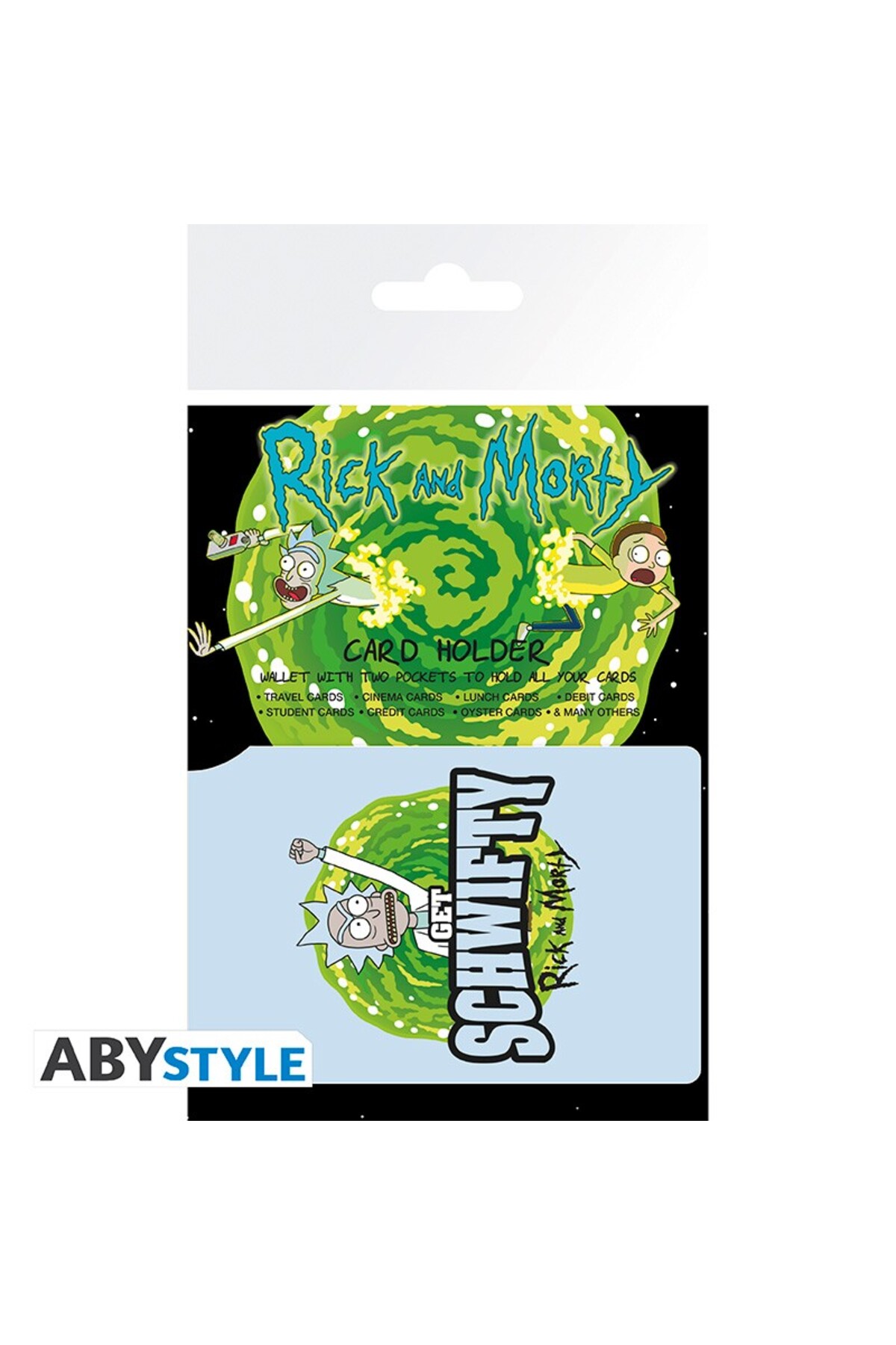 ABYstyle RICK AND MORTY Card Holder Portal Schwifty - Rick and
