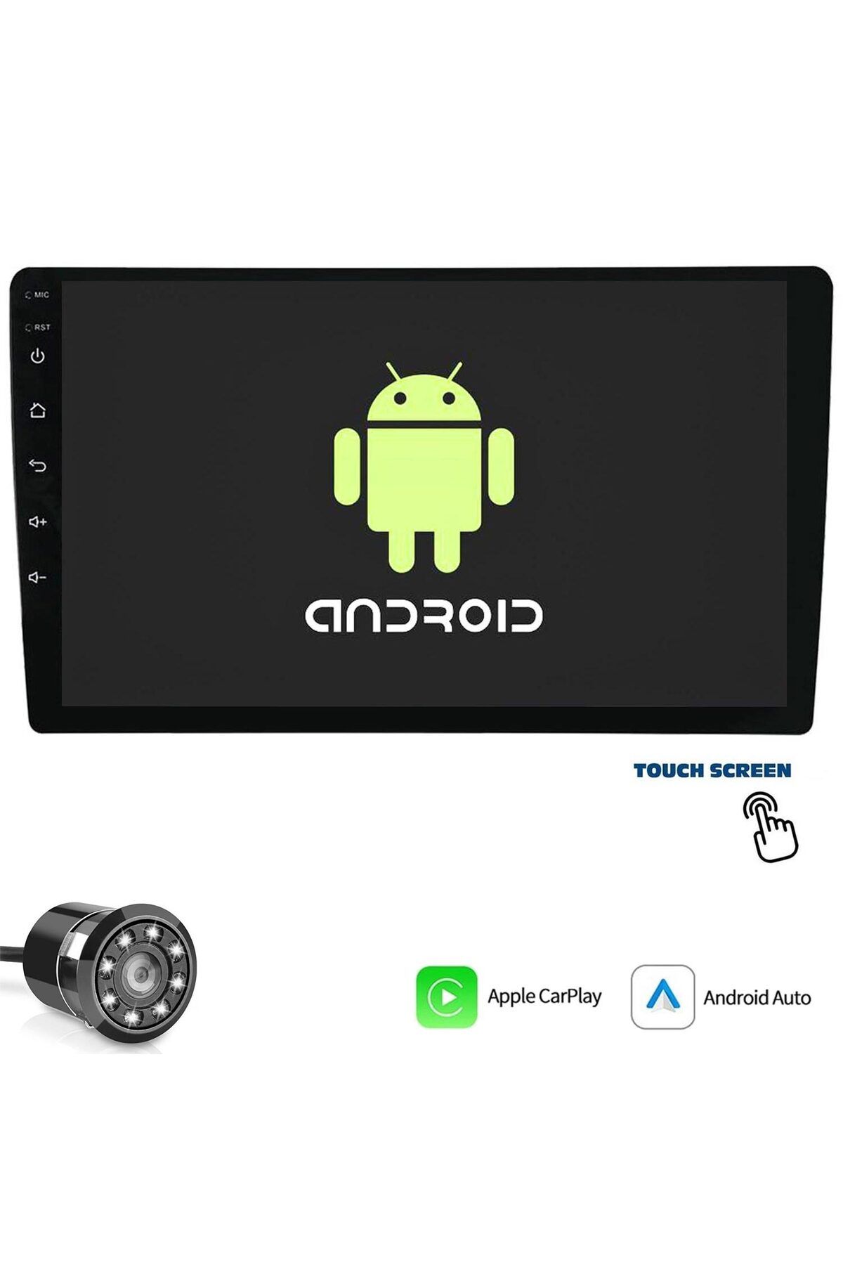 Genel Markalar Tablet Multimedya Android 10 İnç 4+64GB Carplay Mirrorlink Universal