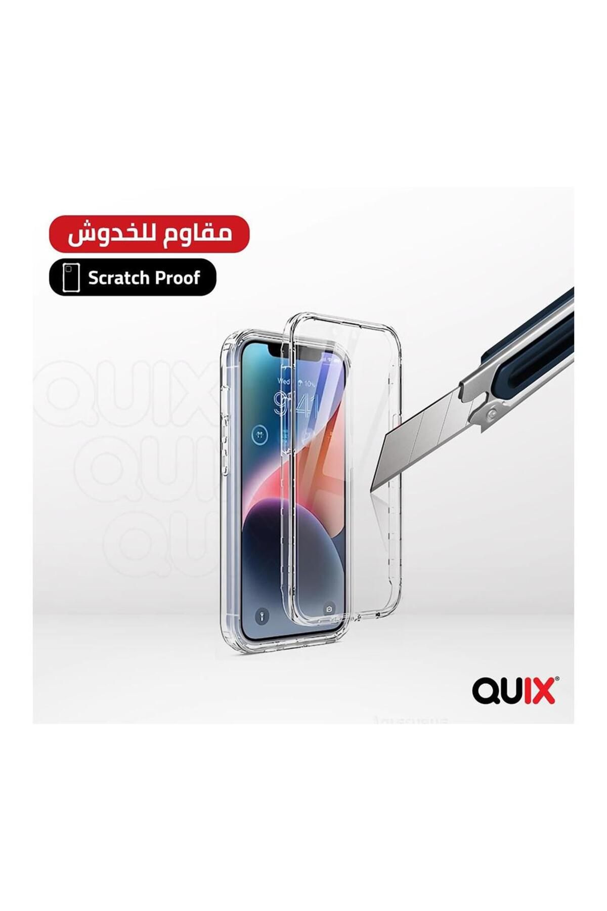 PROTECTION PRO-QUIX - جراب شفاف واقي لهاتف iPhone 14 Plus 4