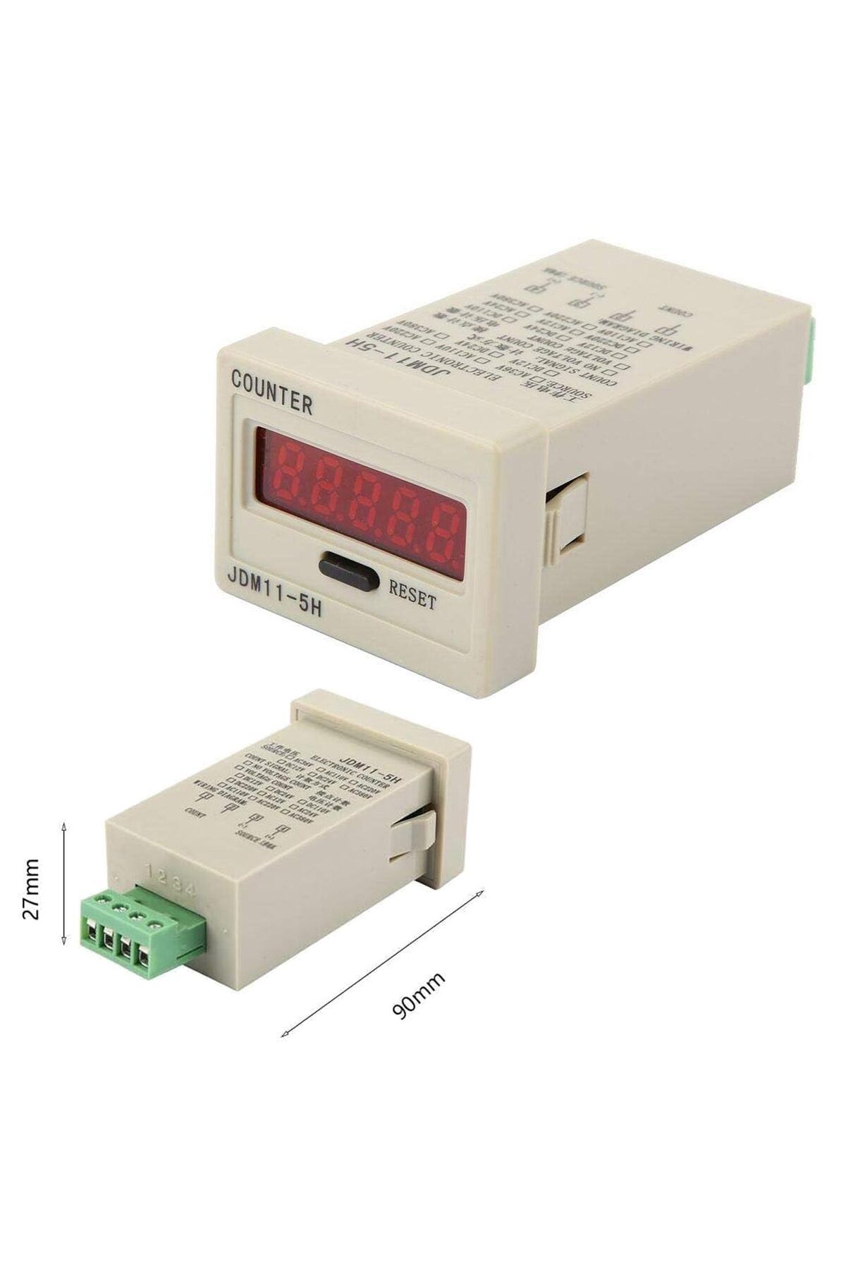 ZUHUDİ ElektroniK Counter Sayaç Rölesi Lcd DiJiTal 12V Jdm-11