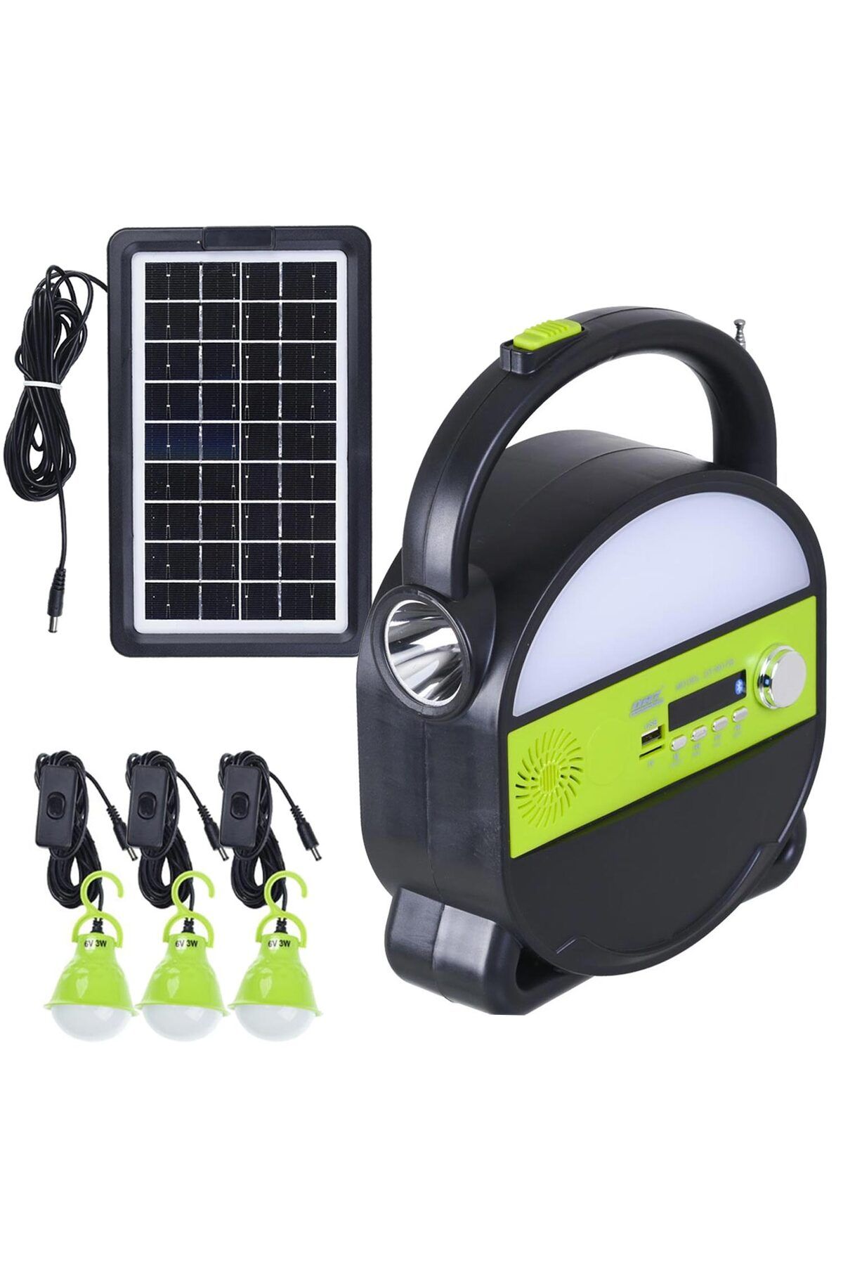 ALKAP Dat Dt-9017B Solar Kamp Lambası Acil M Işığı Şarjlı