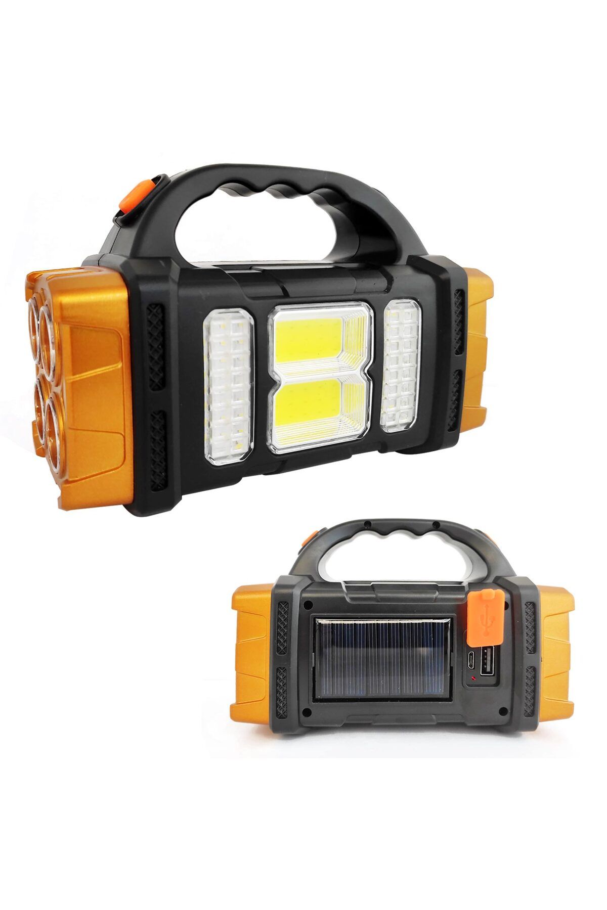 ALKAP Or-2678 Solar Kamp Lambası Acil M Işığı Şarjlı Beyaz Günışığı 25W+Cob Led