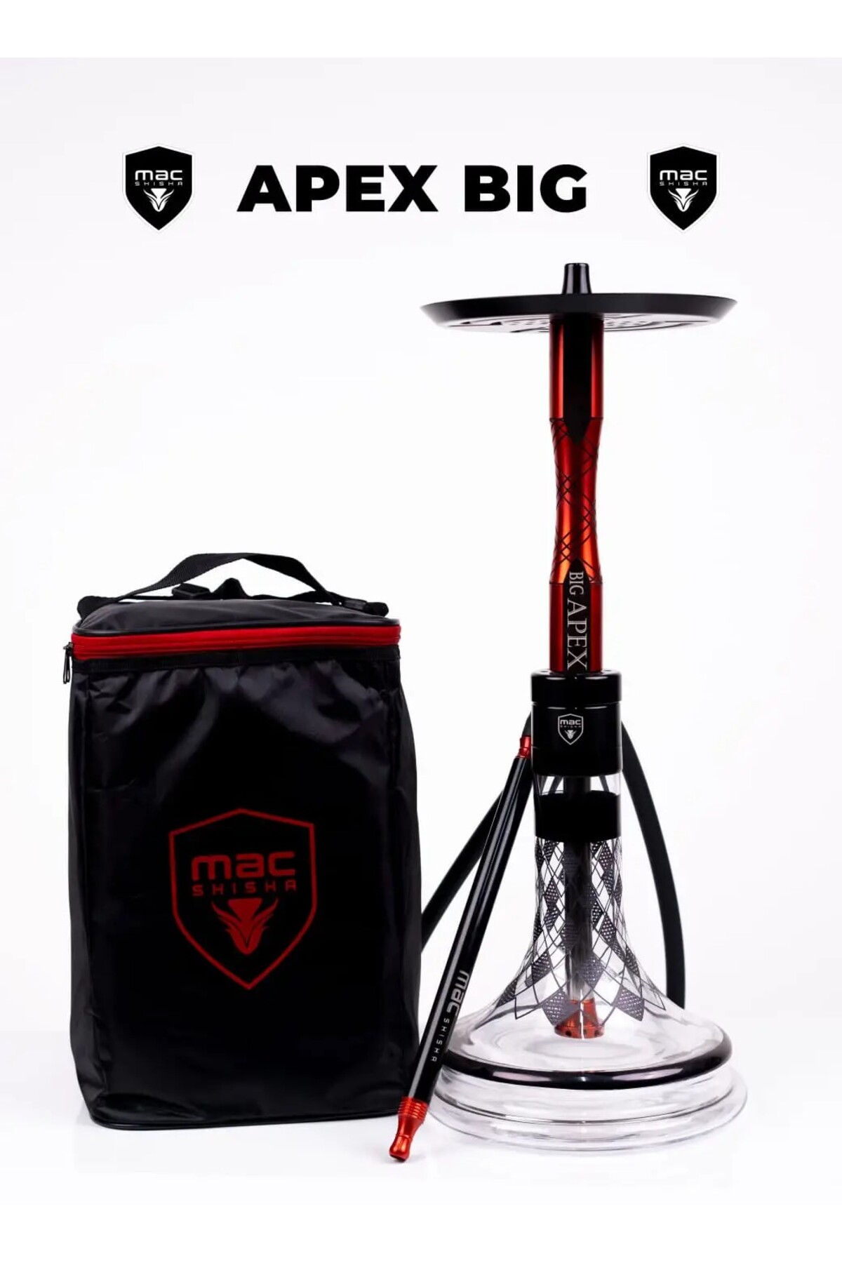 MAC SHISHA Bıg Apex Çantalı Büyük Boy Nargile Takımı - Fiyatı
