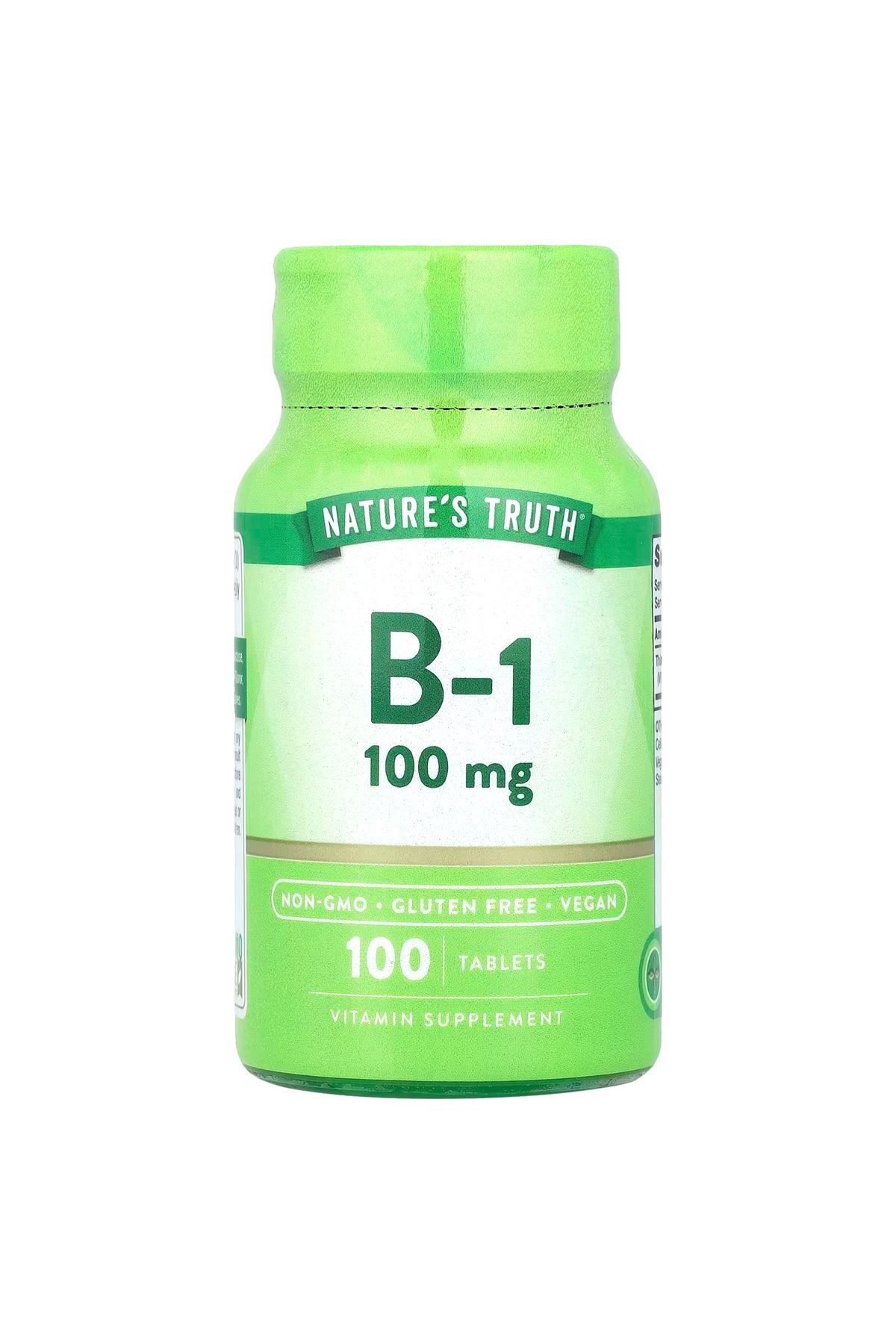 Natures Truth B-1 100 mg 100 100 Tablets