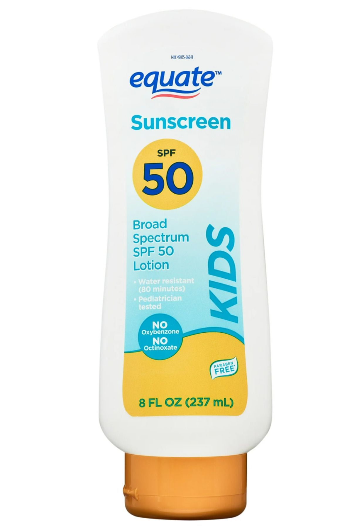 equate Kids Geniş Spektrumlu Güneş Koruyucu Losyon, SPF 50, 237 ml - İTHAL ÜRÜN (MADE IN USA)