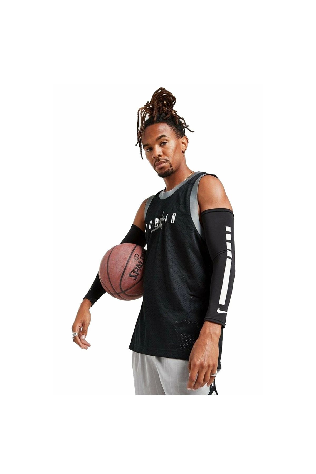 Nike-Pro Elite Sleeve 2.0 - Unisex Black Basketball Sleeve N.000.3146.027.Lx 2