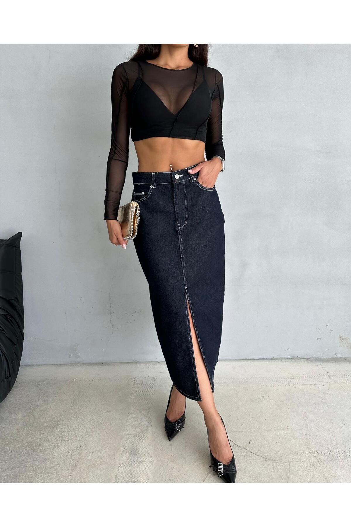 Zeo Basic-MAXI BOY RINS JEAN SZOKNYA 6
