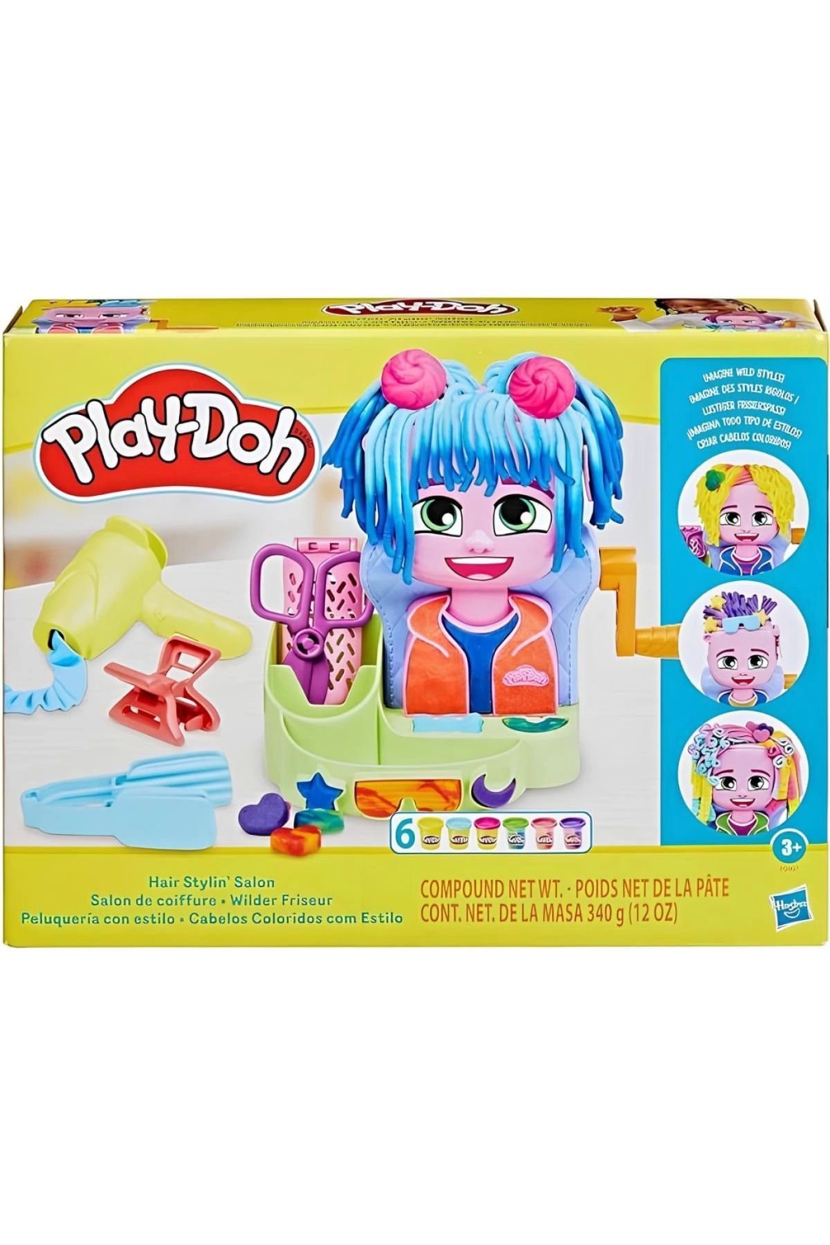 NessiWorld Play-Doh Renkli Kuaför Salonu