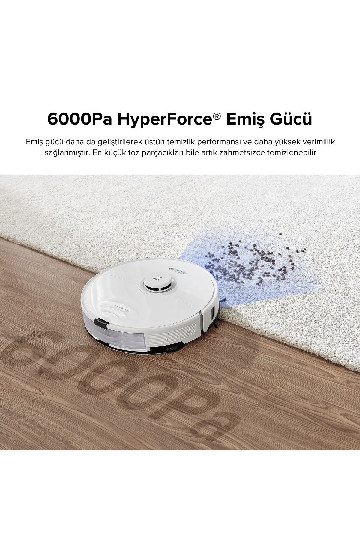 Roborock S8 Sonic Mopping Akıllı Robot Süpürge S8 Beyaz-2