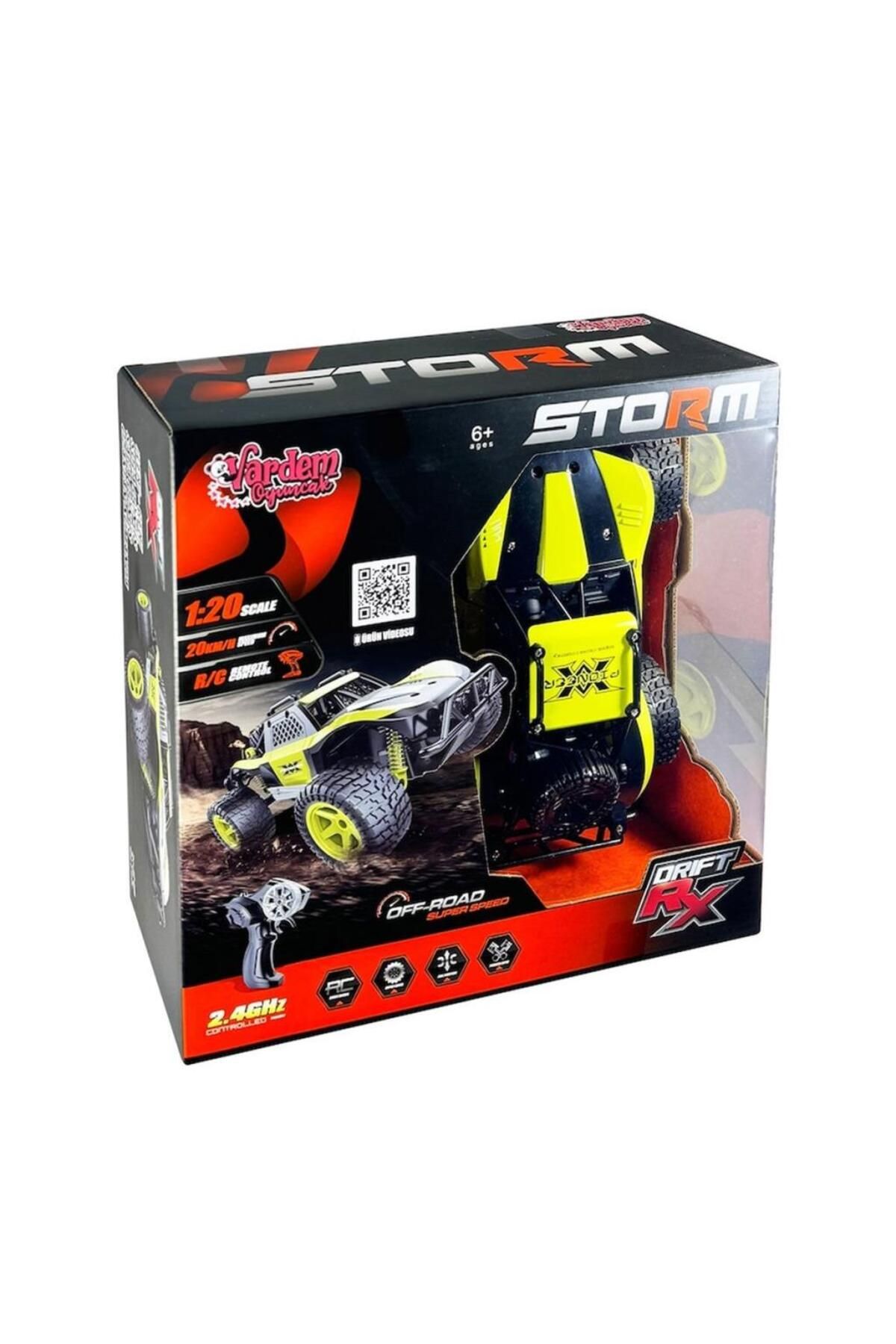 NessiWorld SYR-66764MA Kumandalı  2.4Ghz Şarjlı 1:20 Storm Drift Araba