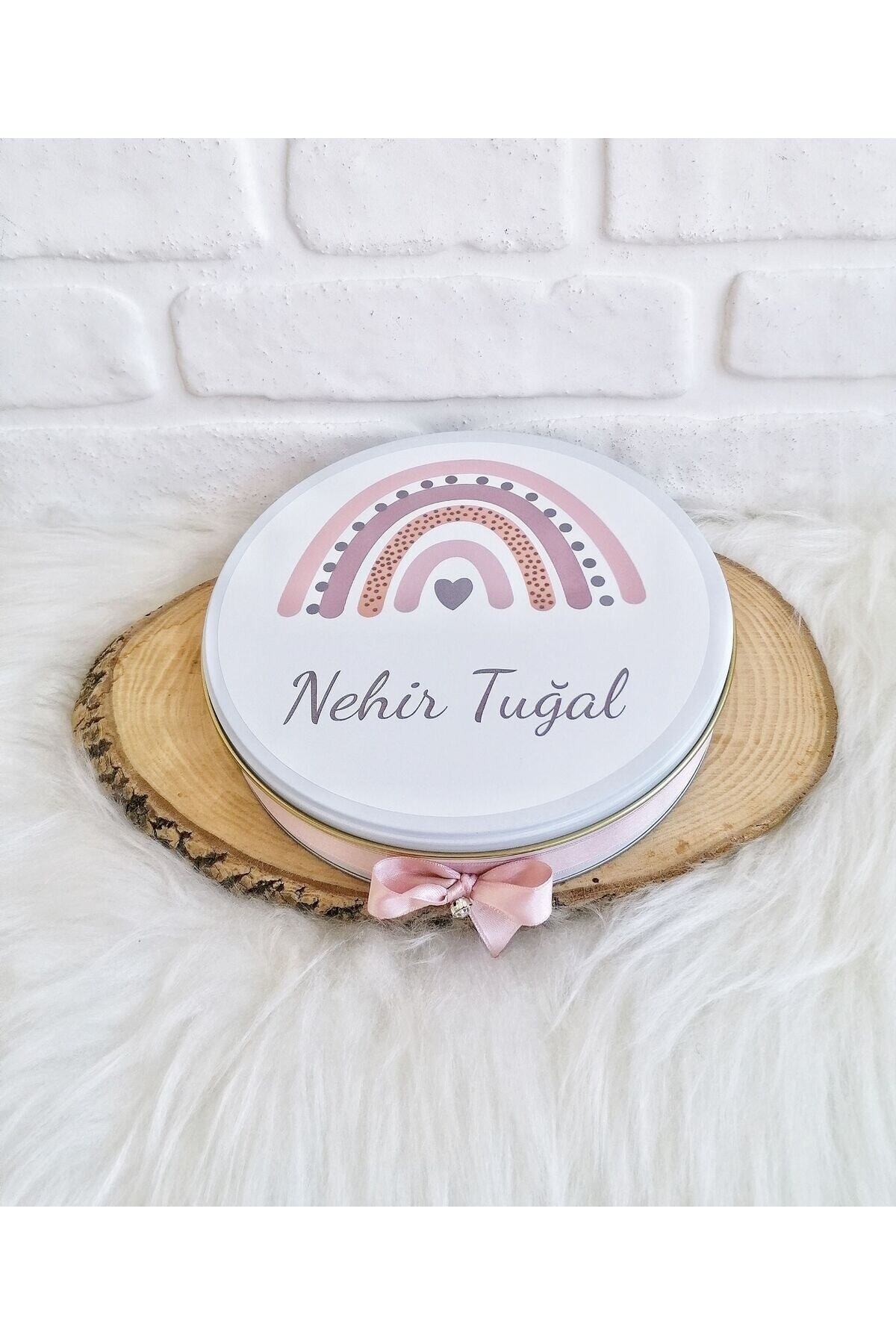 Angel Gift Chocolate 50 Adet Isme Özel Gökkuşağı Hediyelik Hoşgeldin Kız Bebek Doğum Çikolatası fotoğrafı 7 (önizleme)