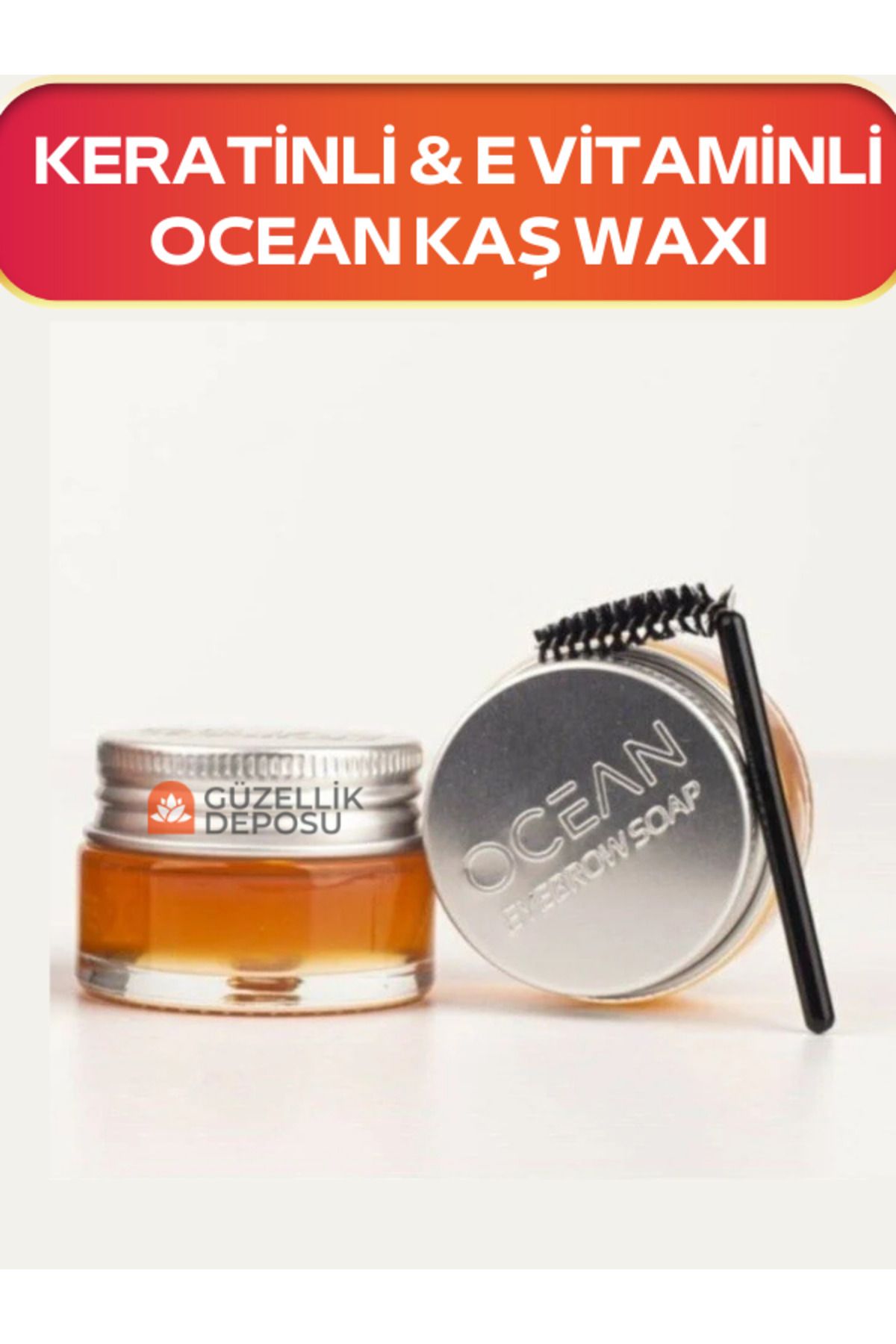 Güzellik Deposu Ocean Keratin Ve E Vitaminli Besleyici Kaş Şekillendirici Sabitleyici Kaş Waxı 20 gr