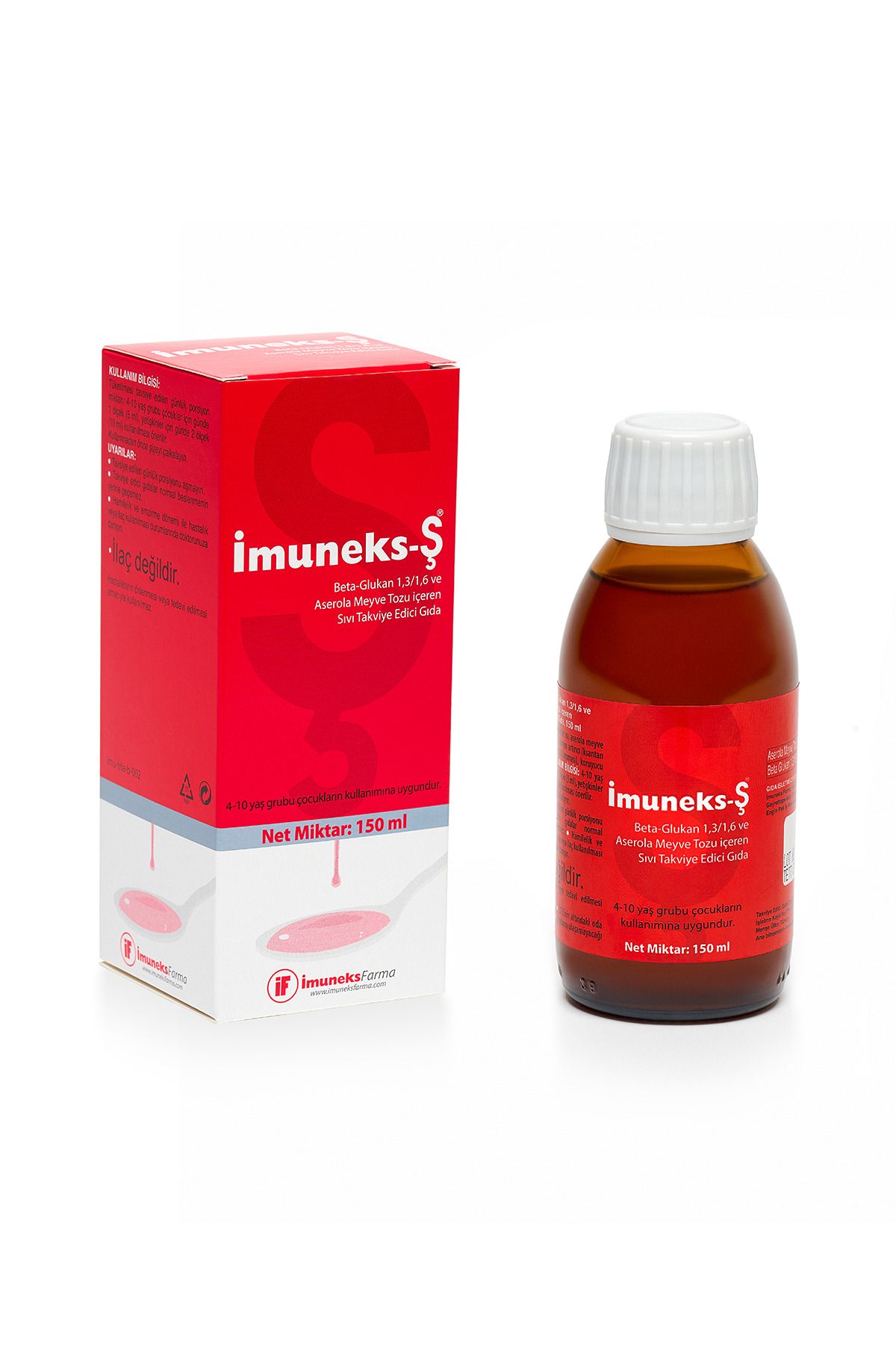 Imuneks Takviye Edici Gıda Şurup 150 ml