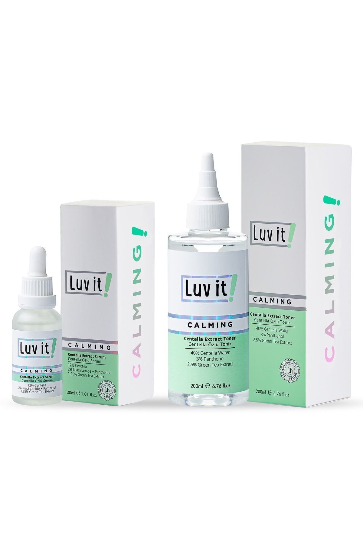 Luv it! Centella Özlü Onarıcı Serum Ve Tonik 2'li Cilt Bakım Seti-2