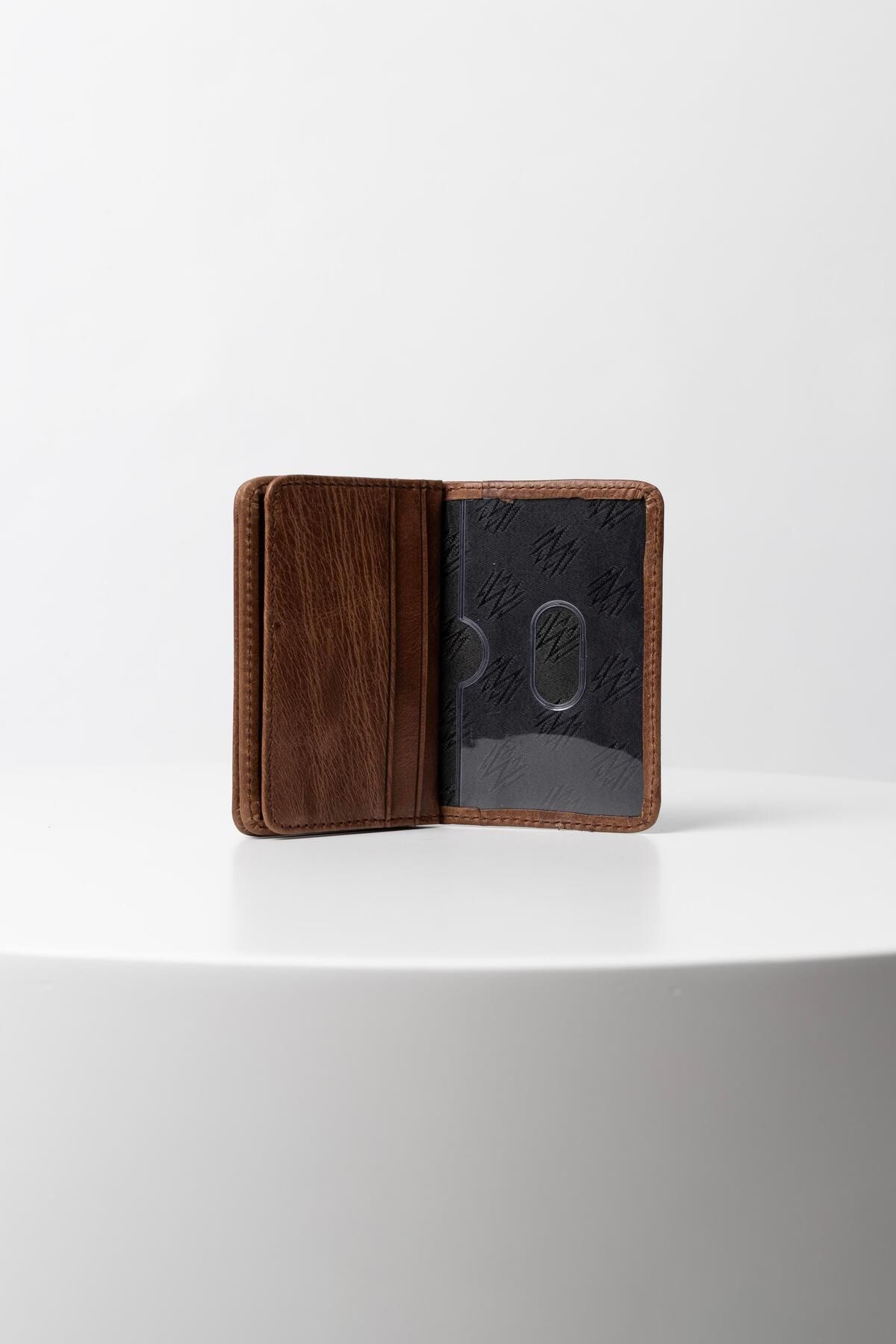 BAYDERİ-Suımir Genuine Leather Card Holder Wallet 4