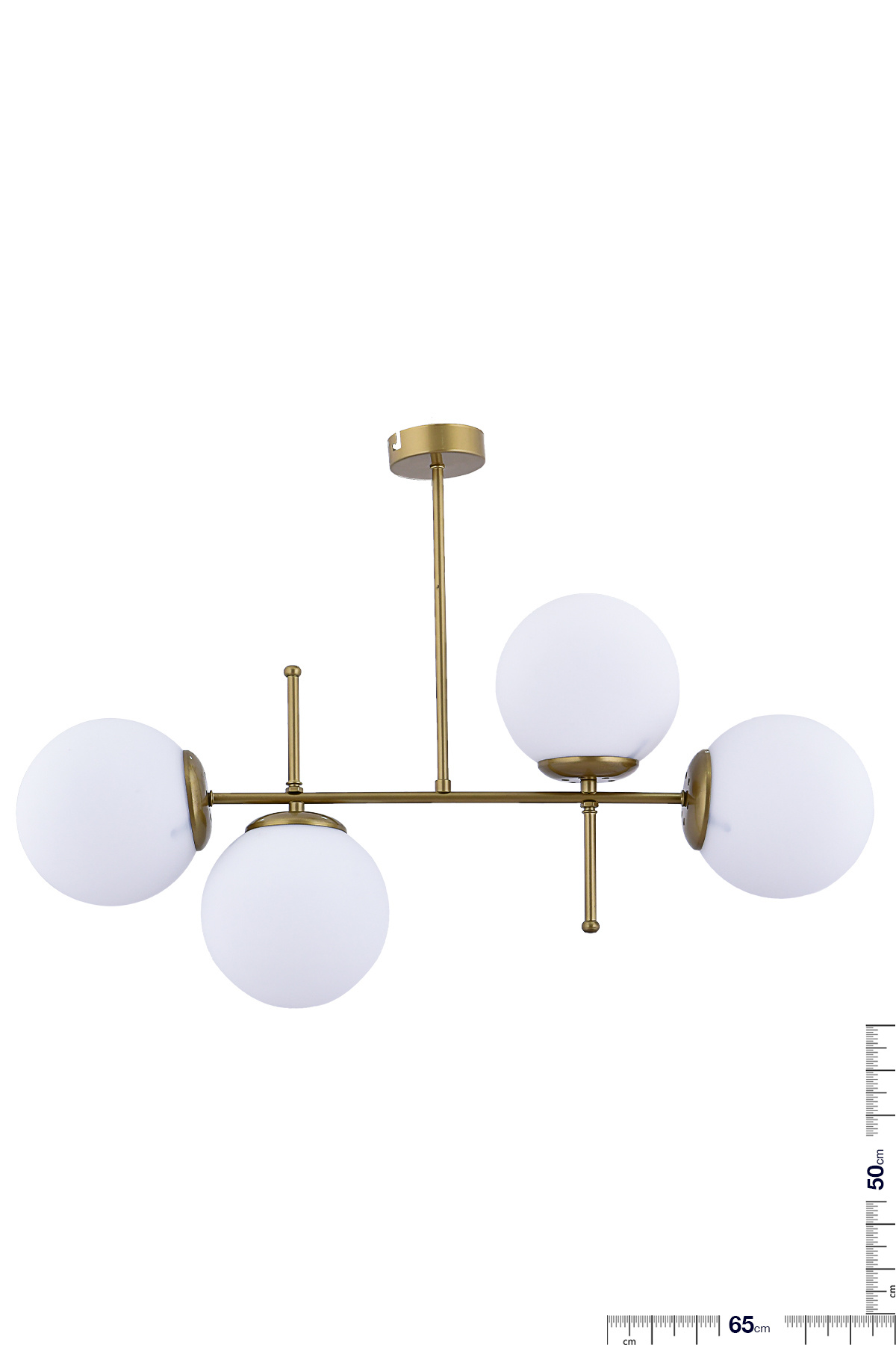 retro home design-Retro 4-Piece Glass Row Plafonier Pendant Lamp White Glass Chandelier 2