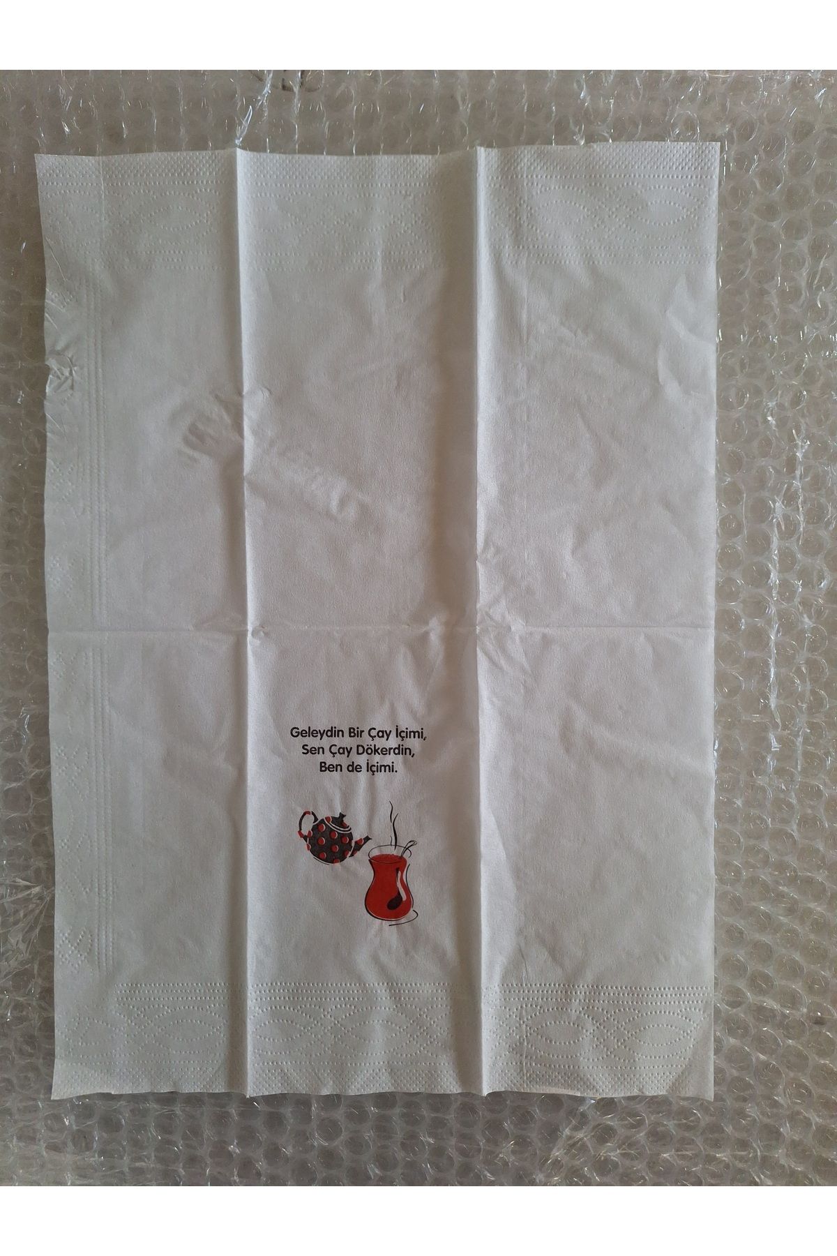 YAKUT-Double Layer Talking Napkin Written Presentation Napkin (Pack of 50) 3