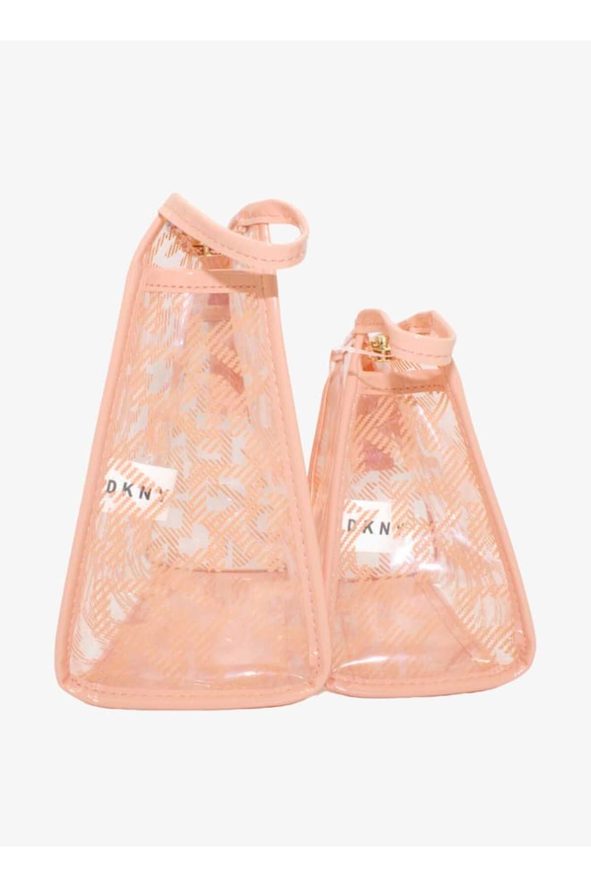 Dkny-Monogram Print Pouch with Zip Closure - Set of 2 5
