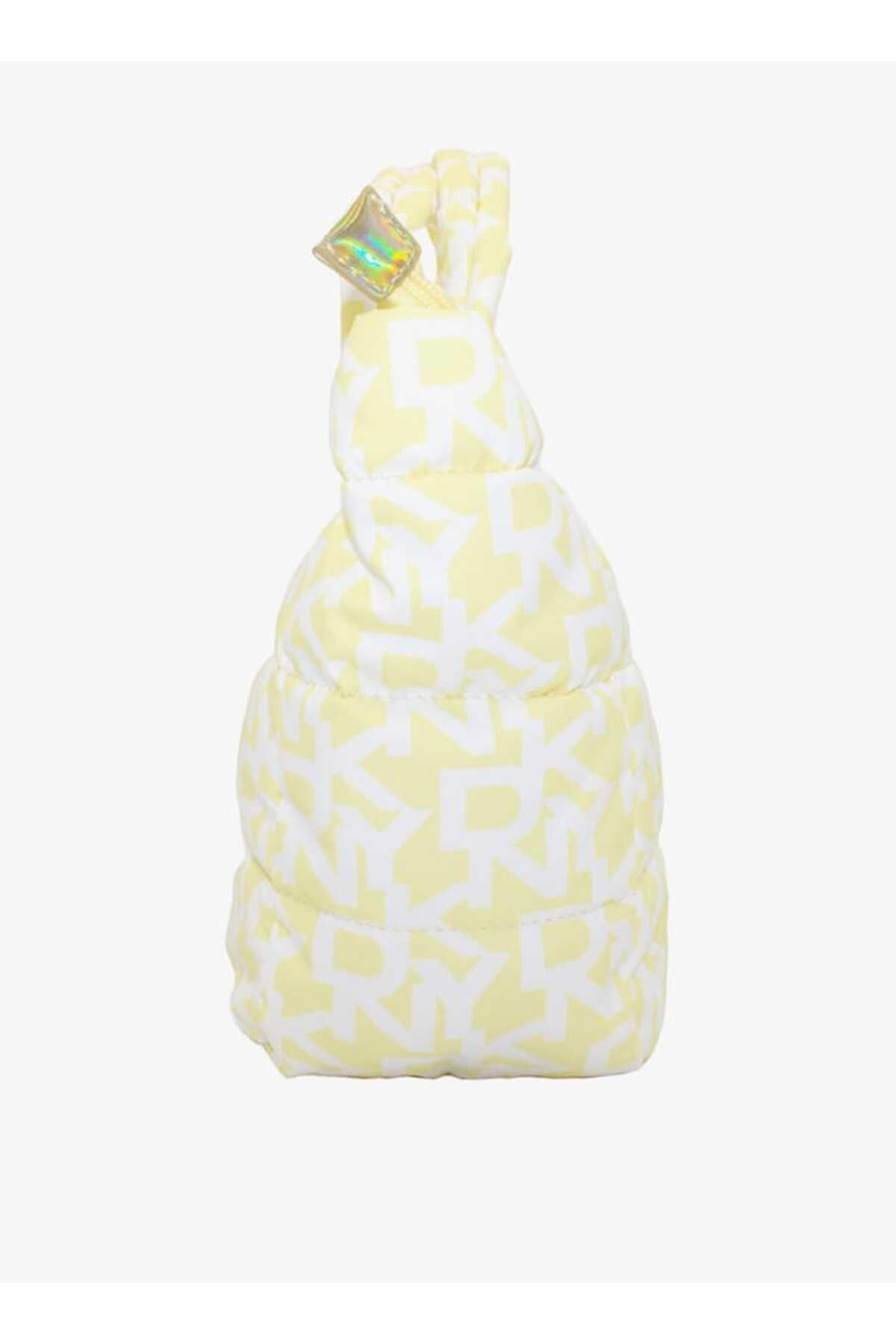 Dkny-Monogram Print Pouch with Double Handle and Zip Closure 3