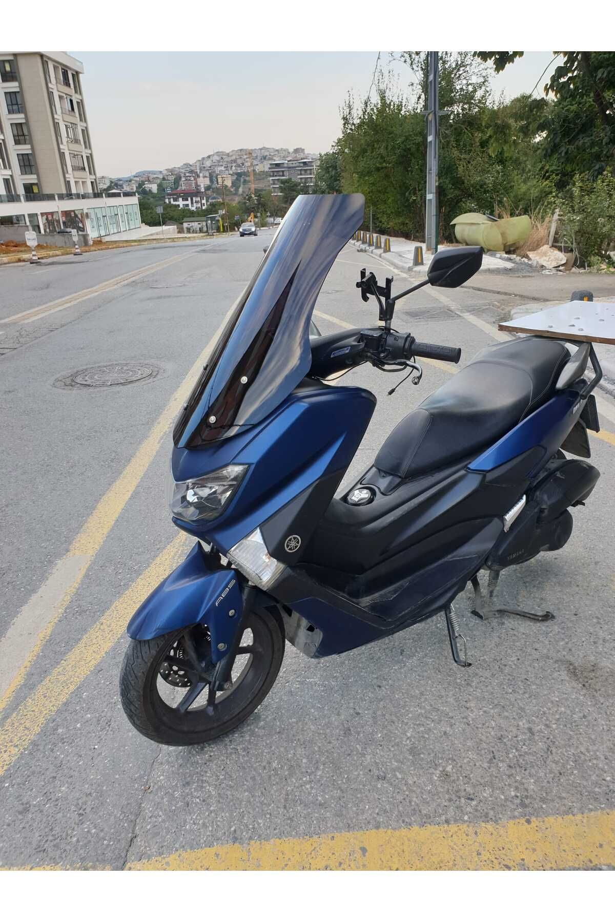 Yamaha Nmax Siperlik Ön Cam 2015 2020 Model 69cm Siyah Renkli 4mm