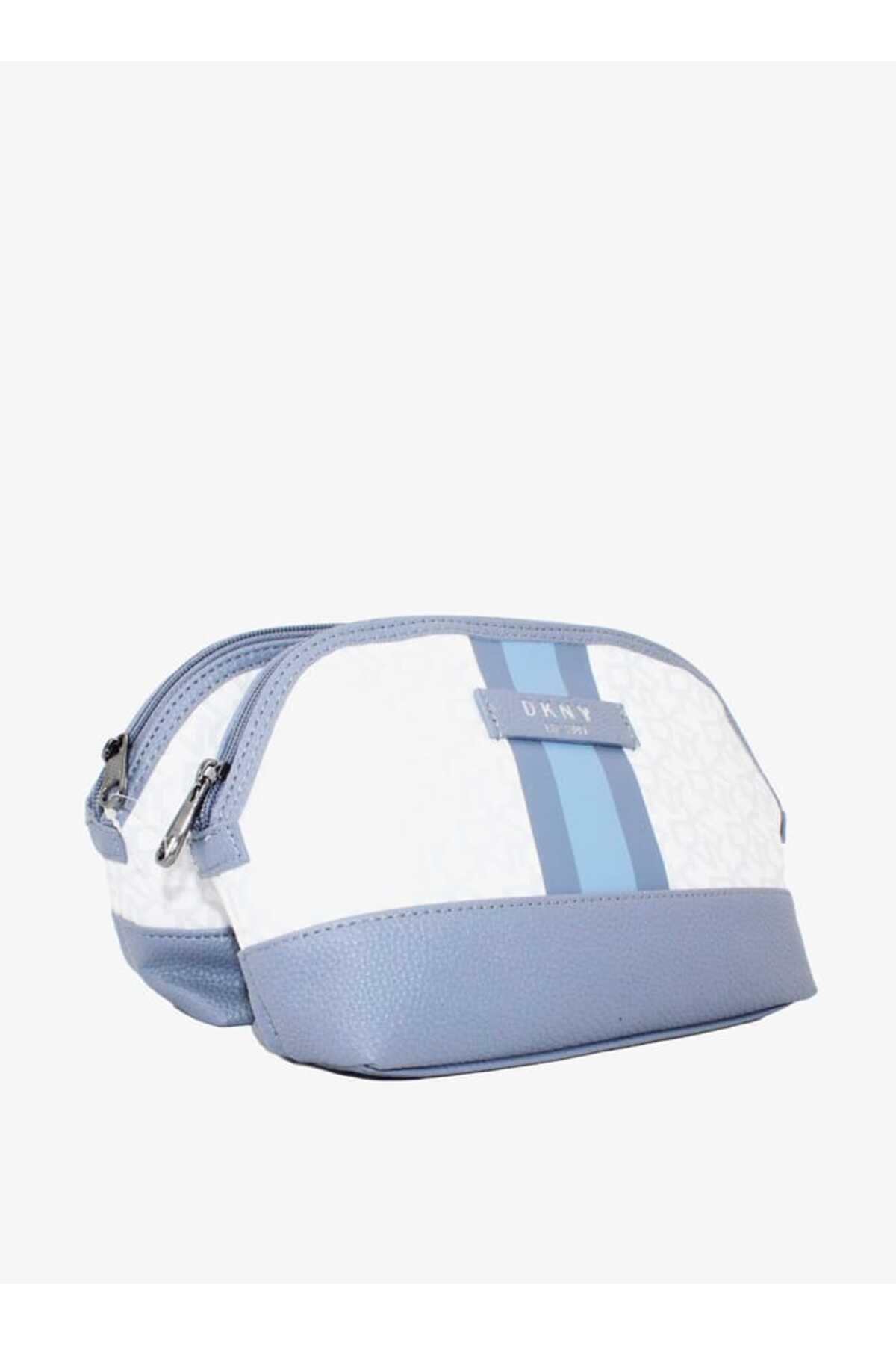Dkny-Monogram Print Pouch with Zip Closure - Set of 2 4