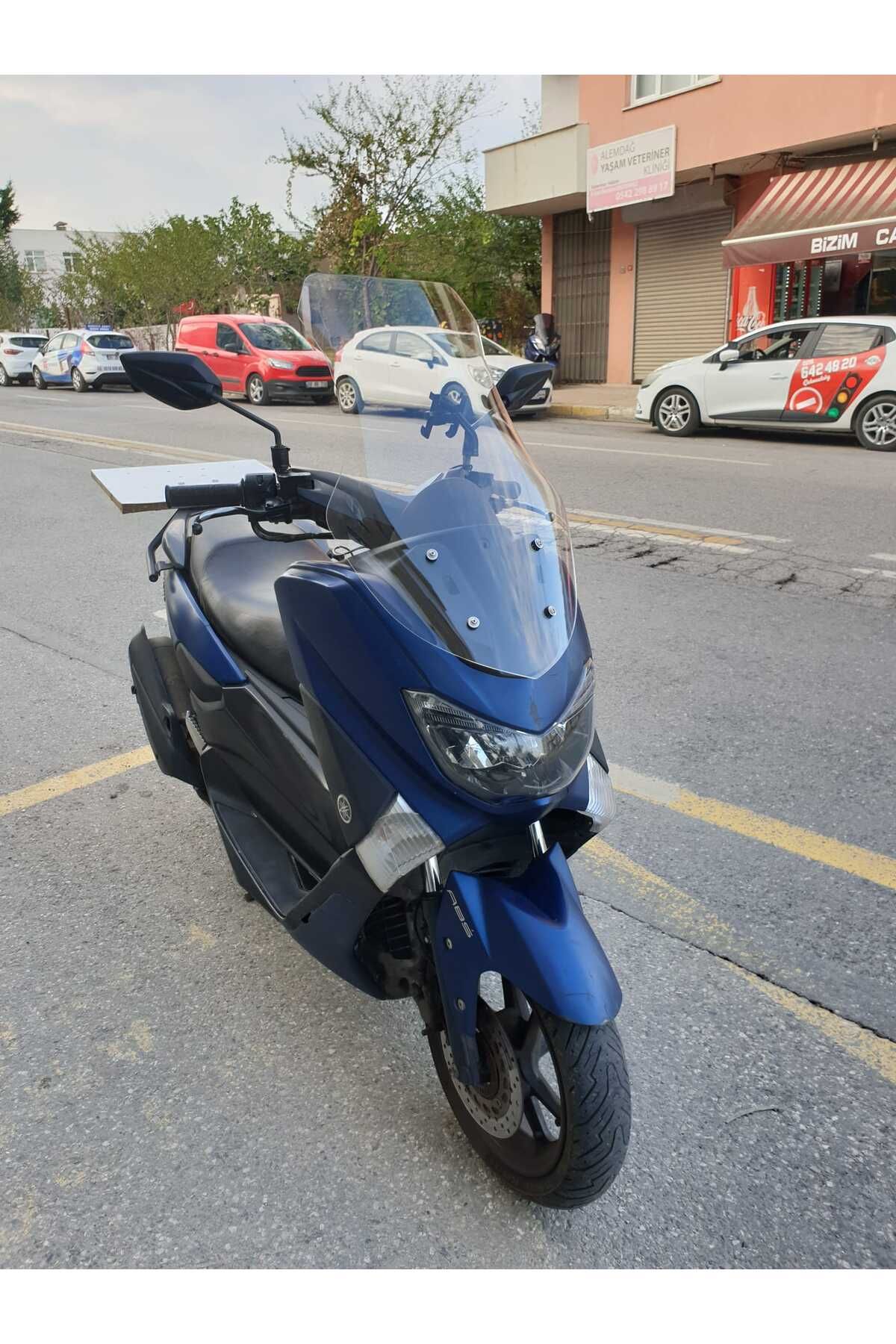 Yamaha Nmax Siperlik Ön Cam 2015 2020 Model 69cm Şeffaf Renkli 4mm