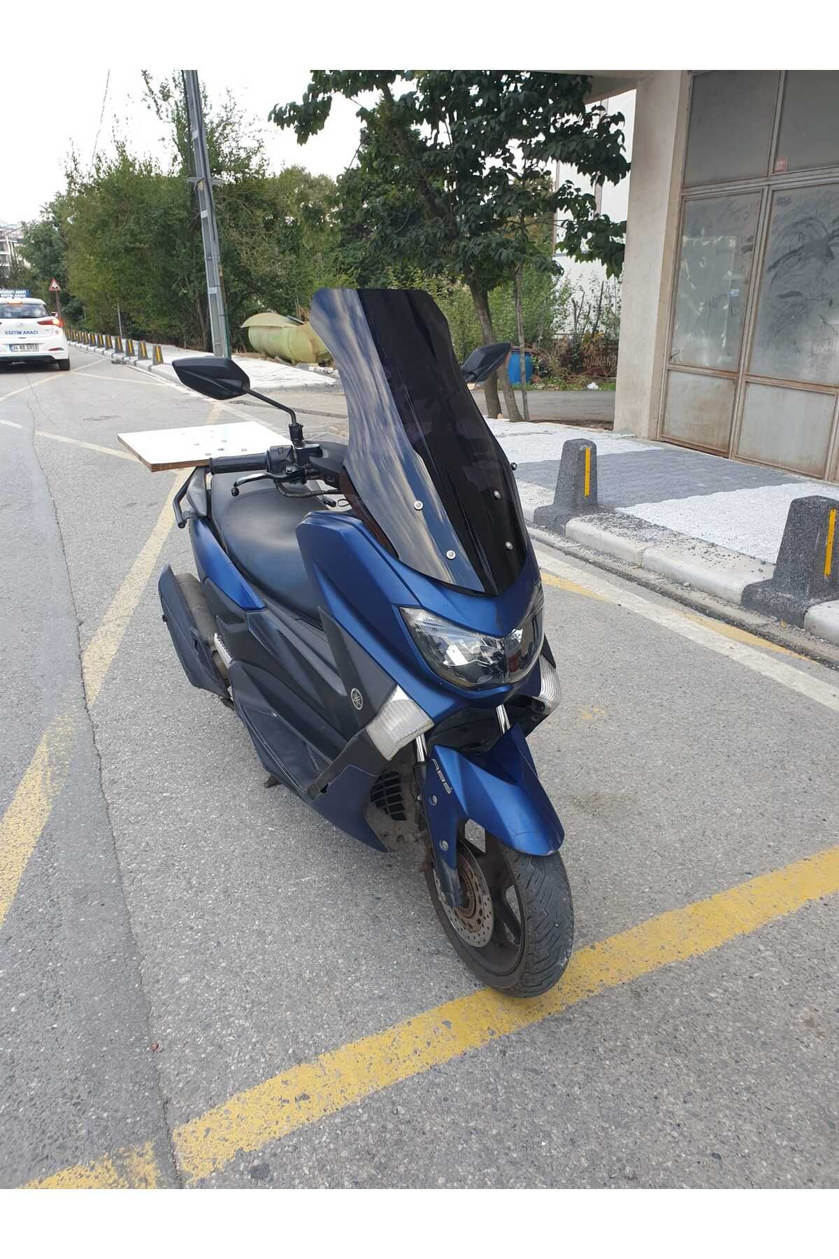 Yamaha Nmax Siperlik Ön Cam 2015 2020 Model 69cm Siyah Renkli 4mm