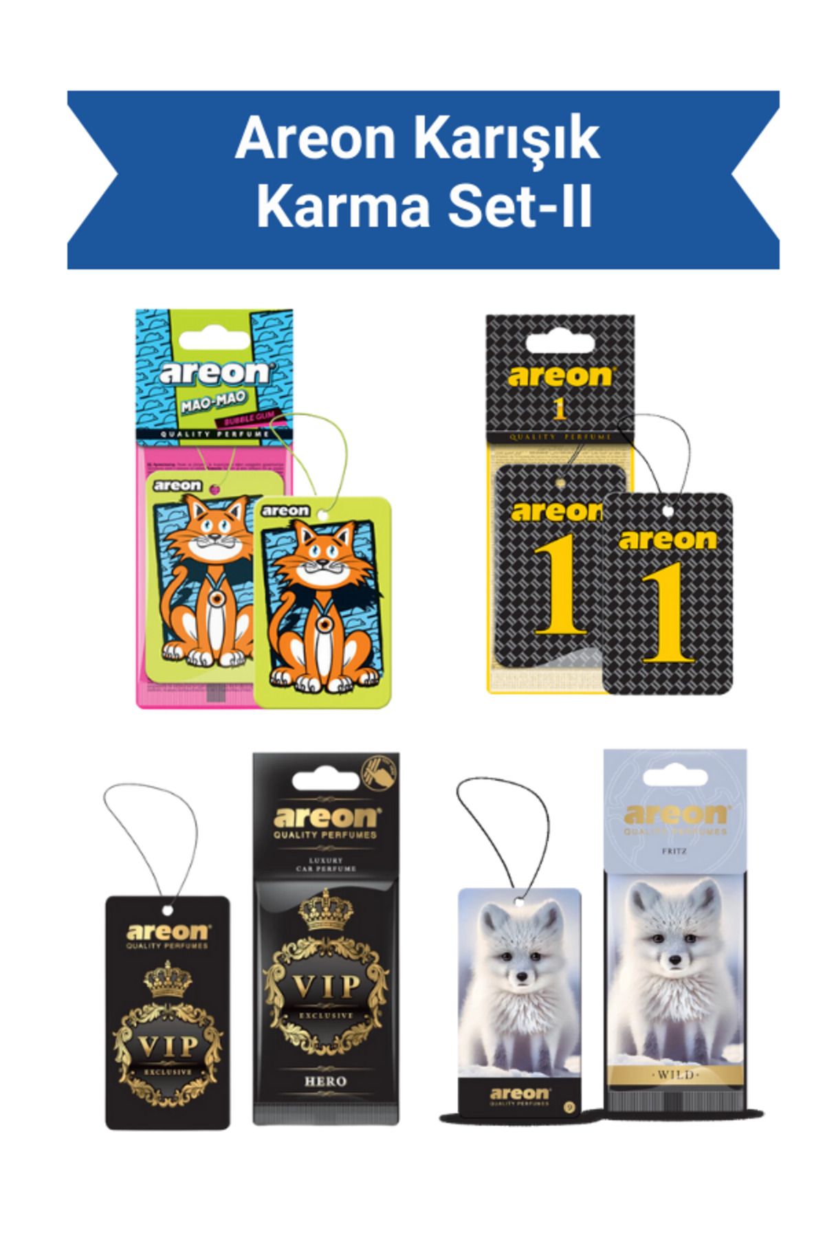 Areon Karışık Seri 4'lü Karma Set II