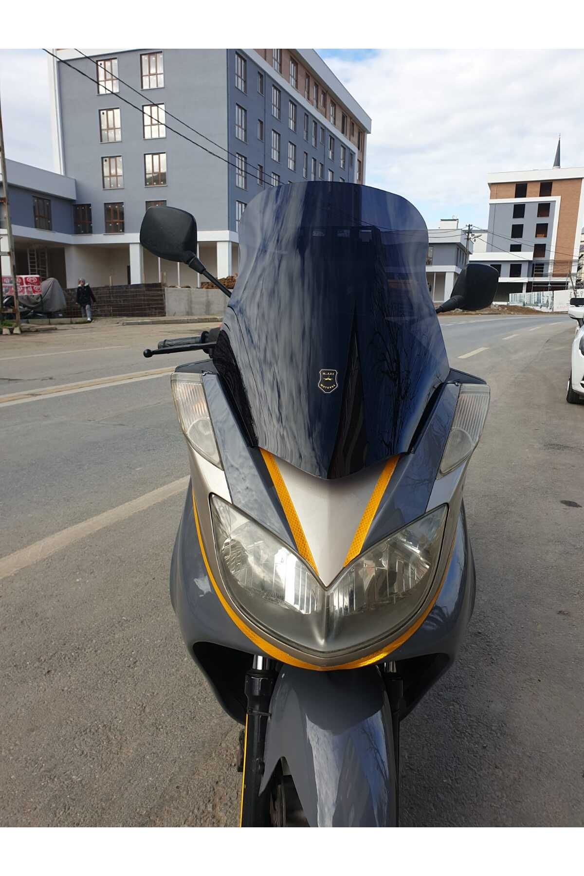 Yamaha Majesty 400 Siperlik Ön Cam 2005 2006 Model 68cm Siyah Renkli 4mm