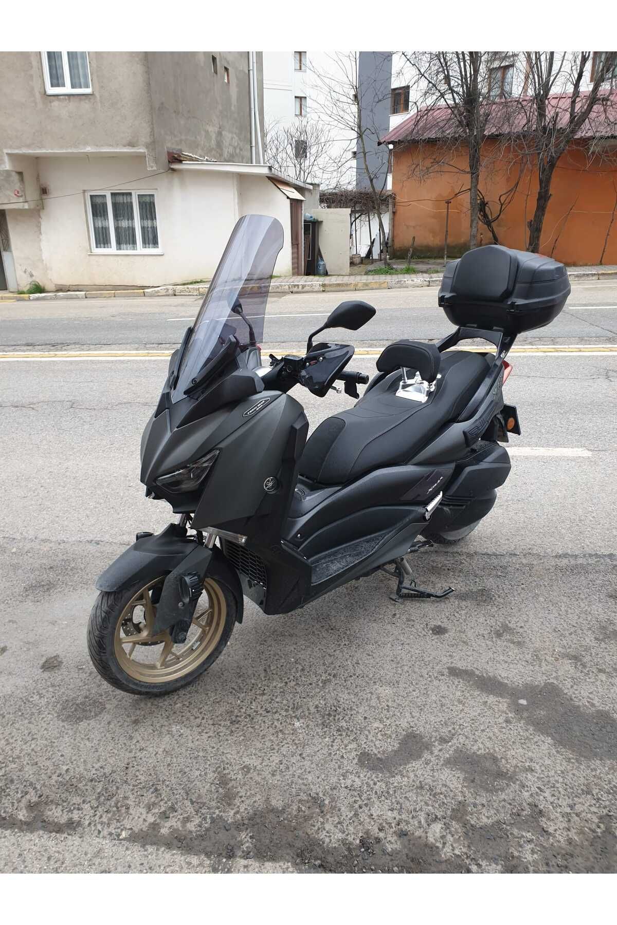 Yamaha Xmax 250 Siperlik Ön Cam 2018 2022 Model 65cm Füme Renkli 4mm ORTA BOYLU CAM