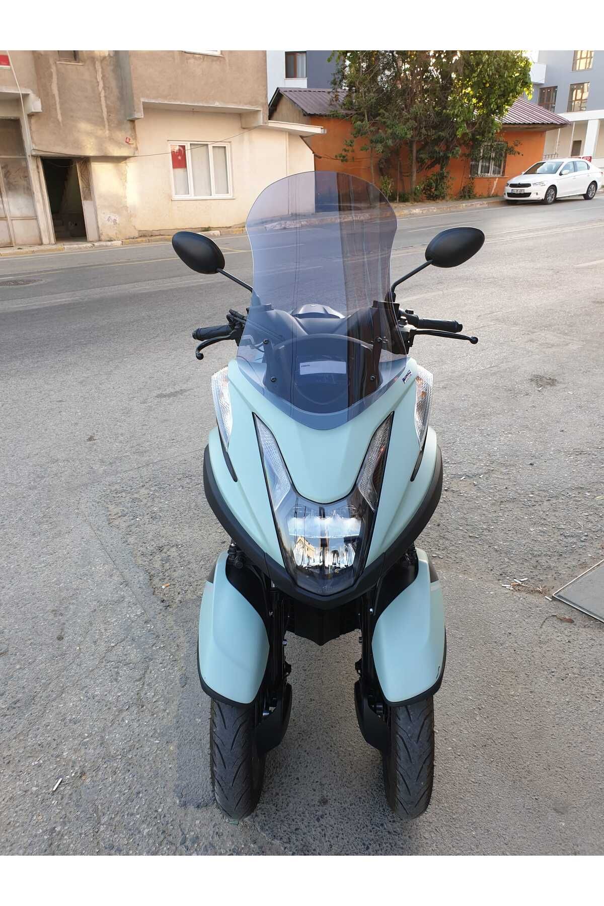 Yamaha Tricity 155 Siperlik Ön Cam 2014 2025 Model 60cm Füme Renkli 4mm