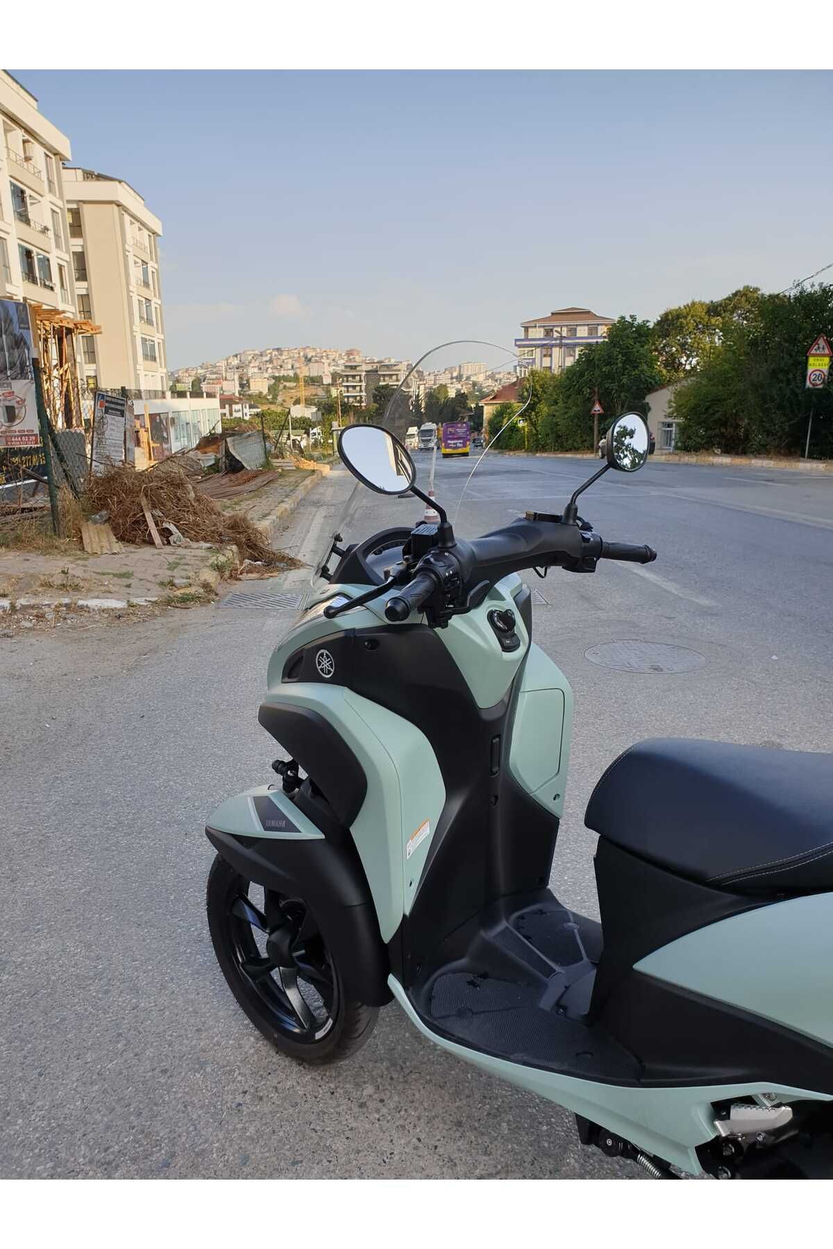 Yamaha Tricity 125 Siperlik Ön Cam 2014 2025 Model 60cm Şeffaf Renkli 4mm